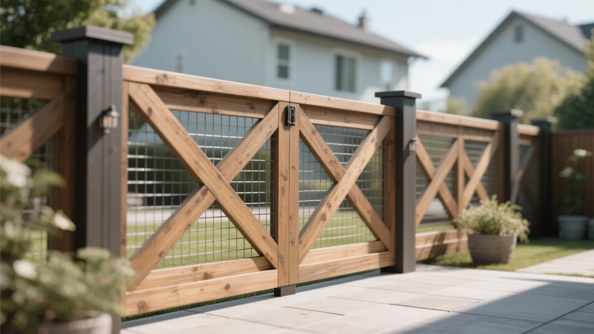 7. Mixed Material Fencing