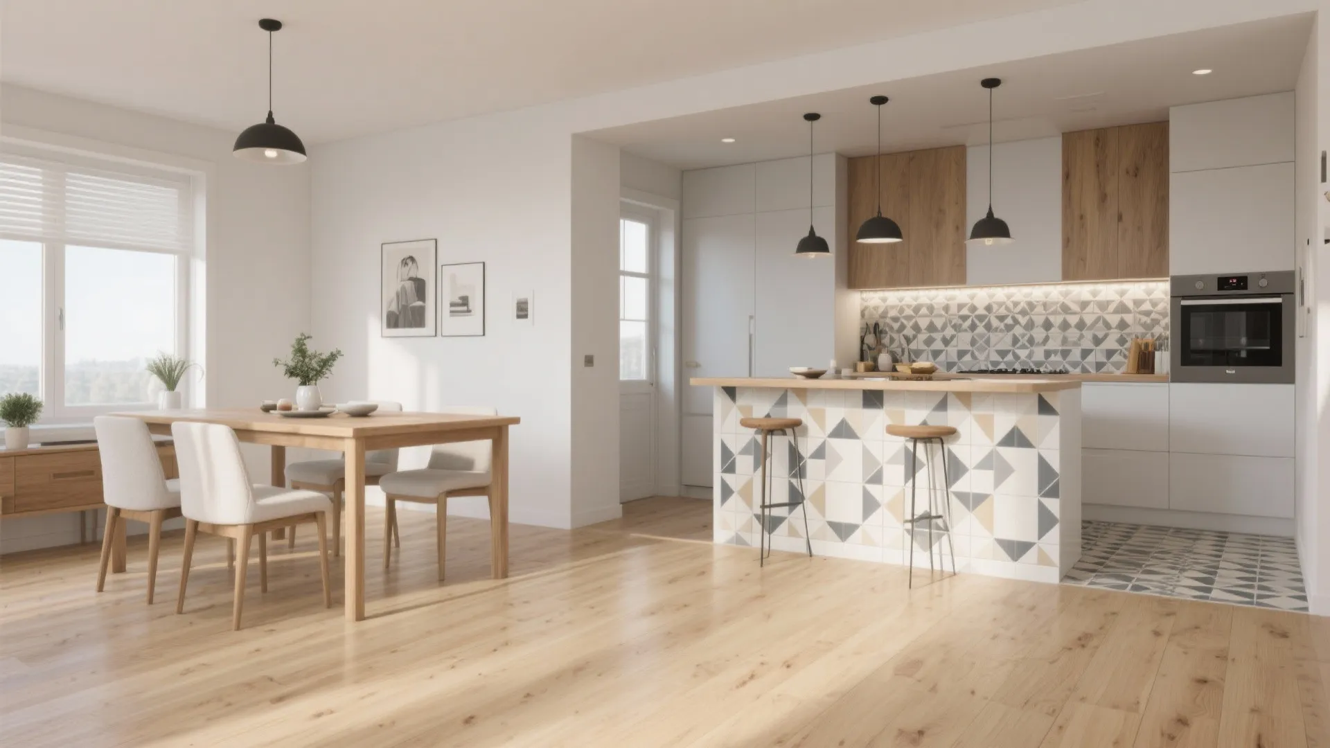 Mixed-Material Floor Design