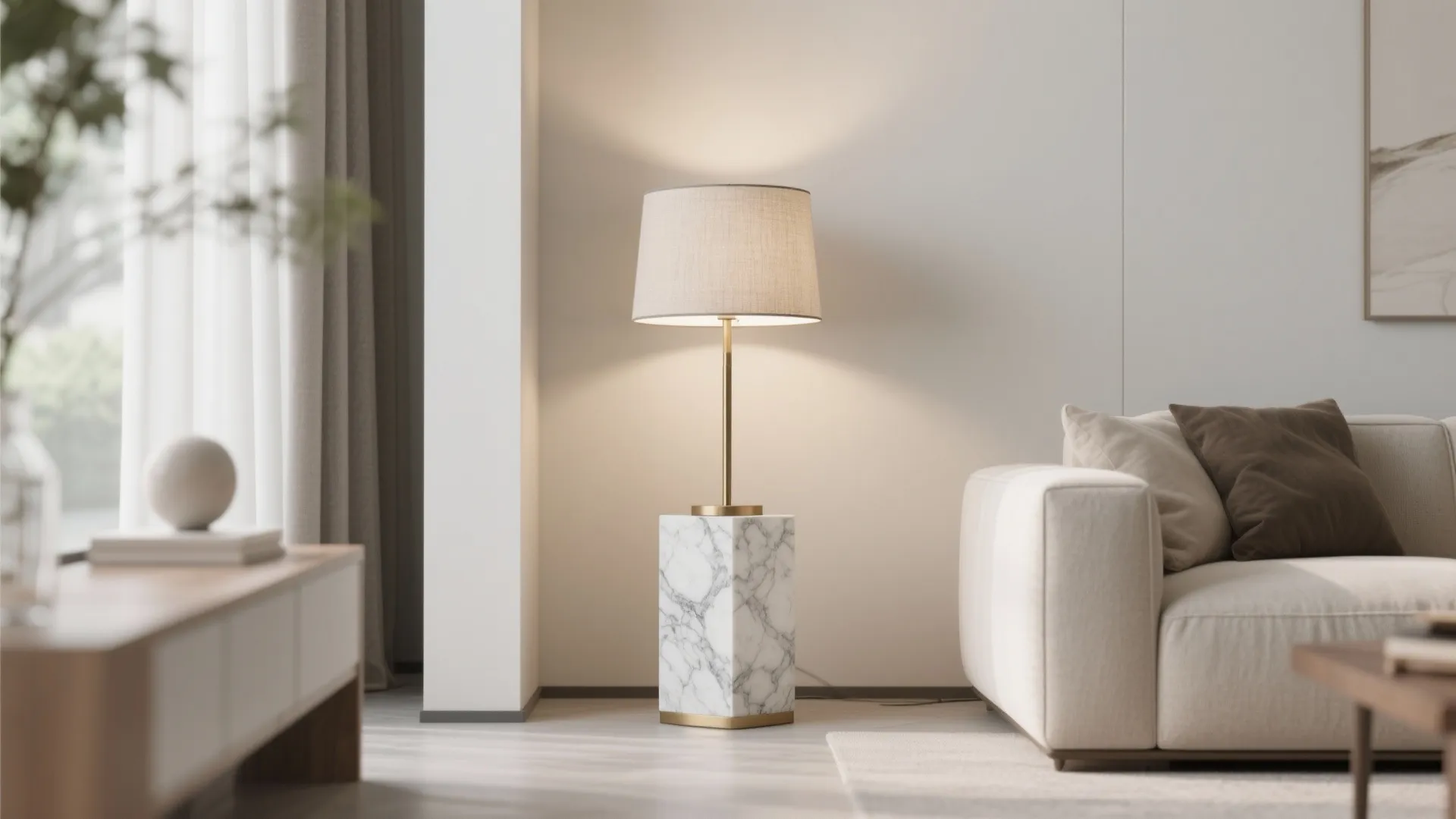 10. Mixed-Material Floor Lamps