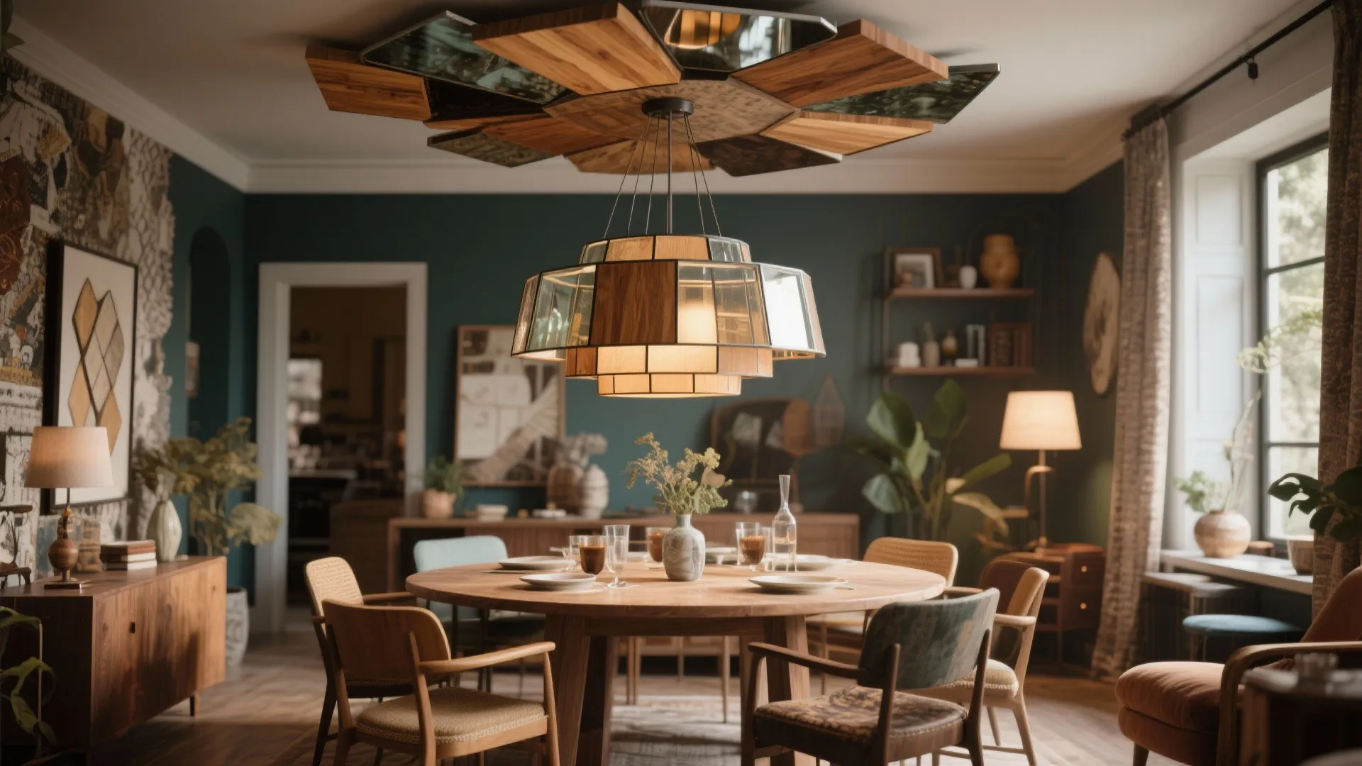 7. Mixed-Material Lamps