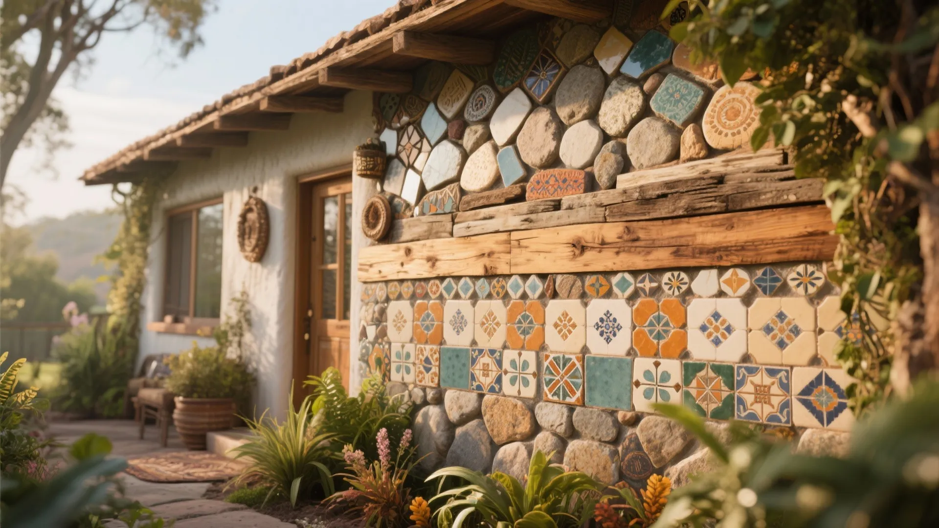 Mixed Material Mosaic