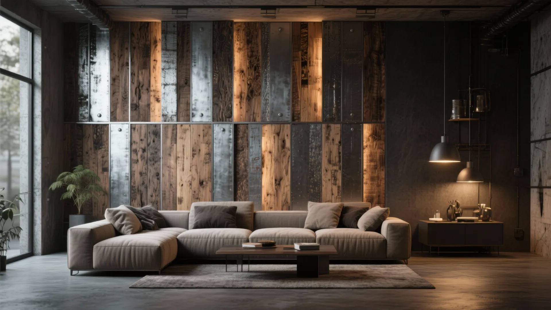 Mixed Material Paneling