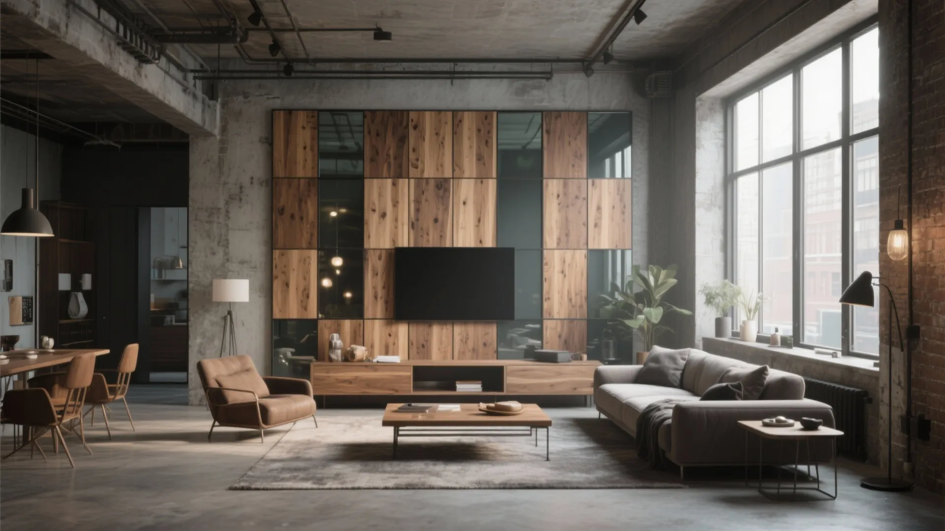 9. Mixed Material Paneling