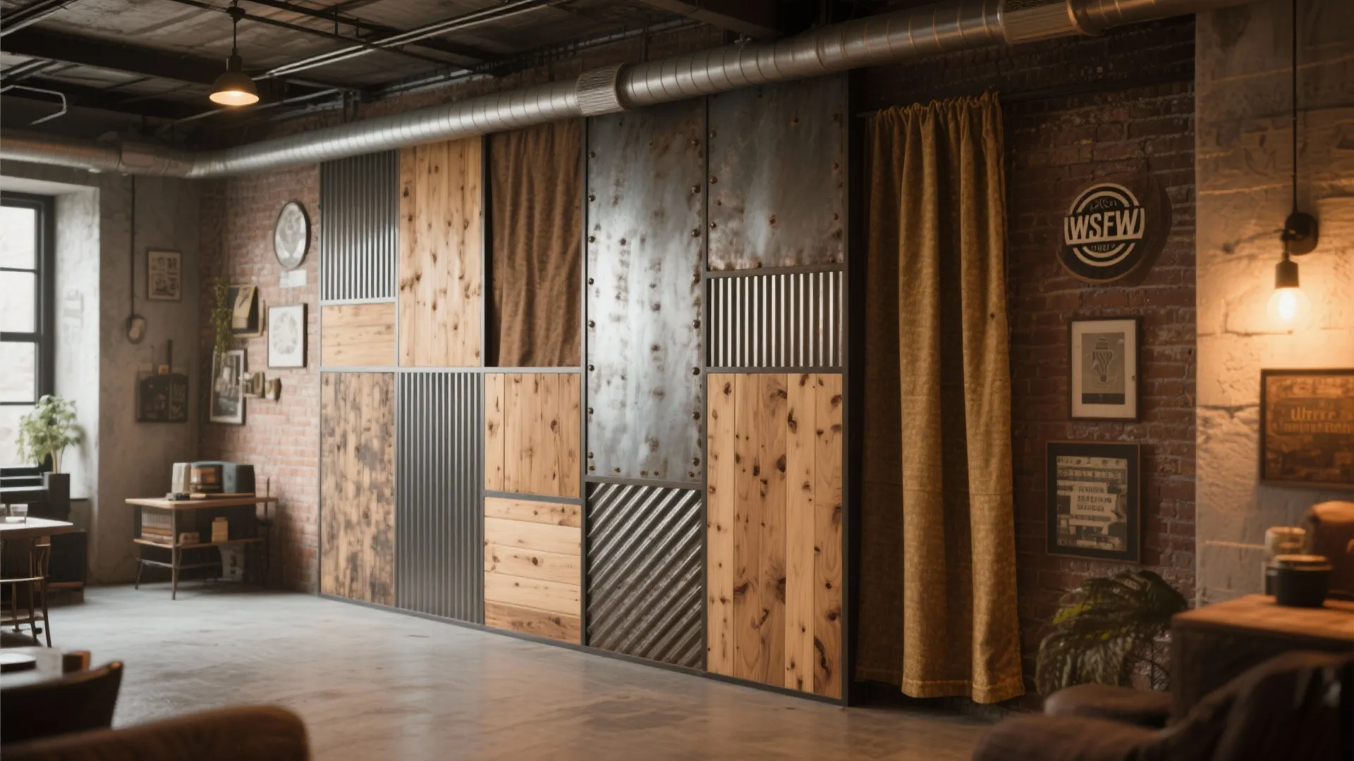 Mixed Material Panels for Texture Play