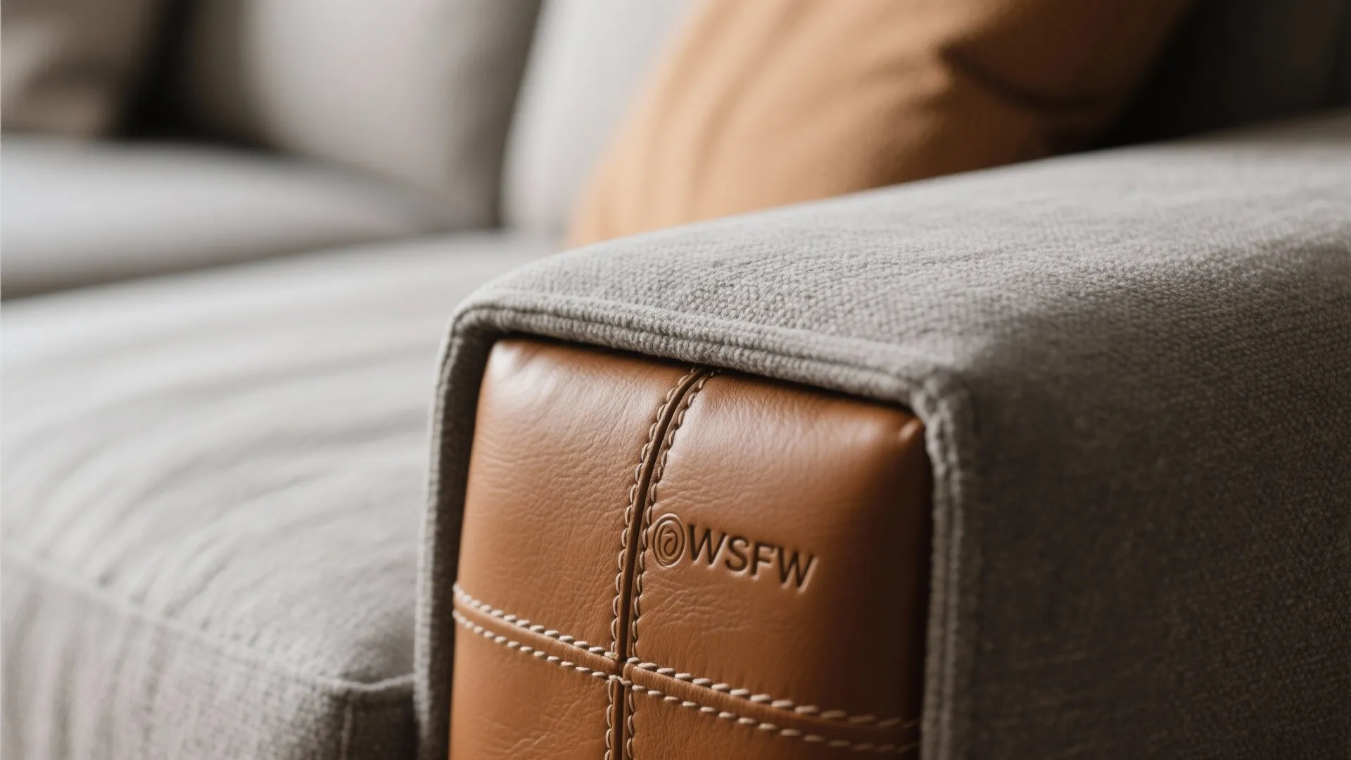 9. Sectional with Mixed Materials