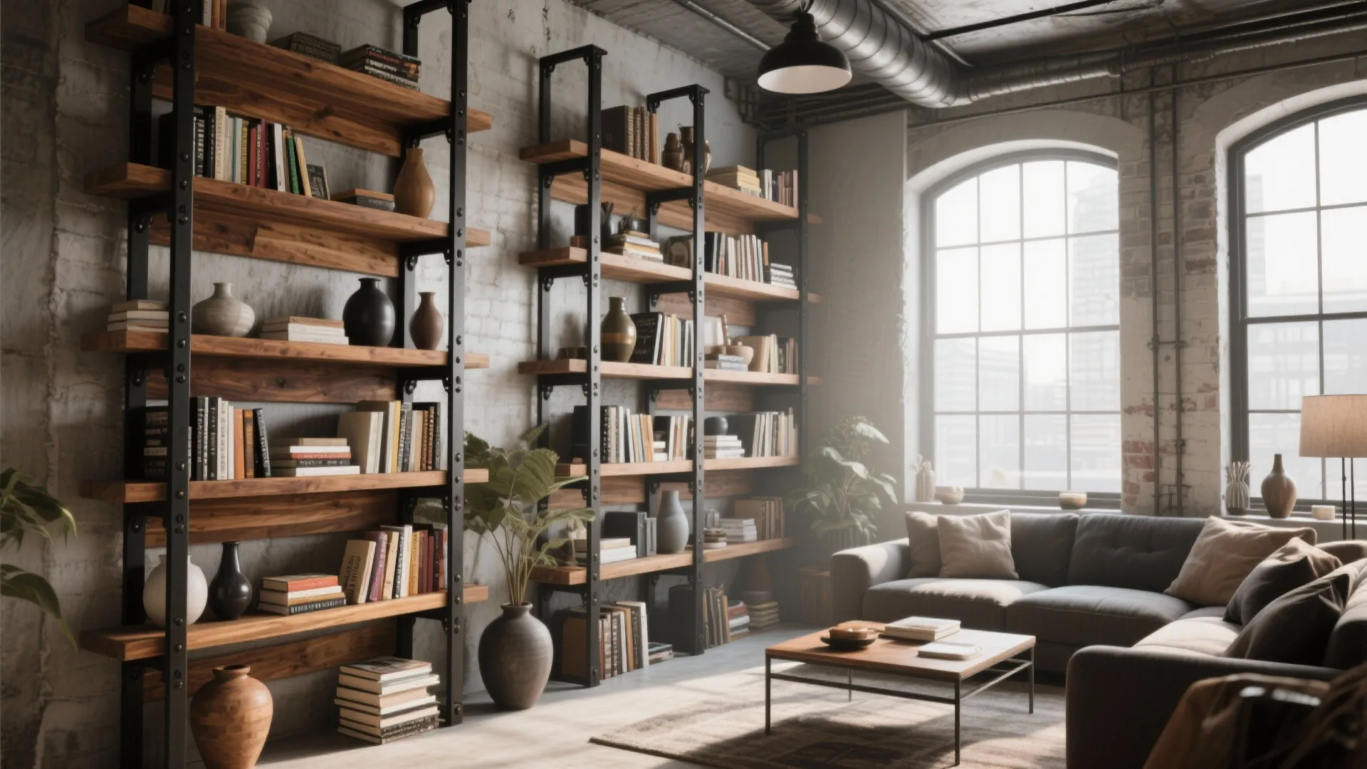 8. Mixed Material Shelves