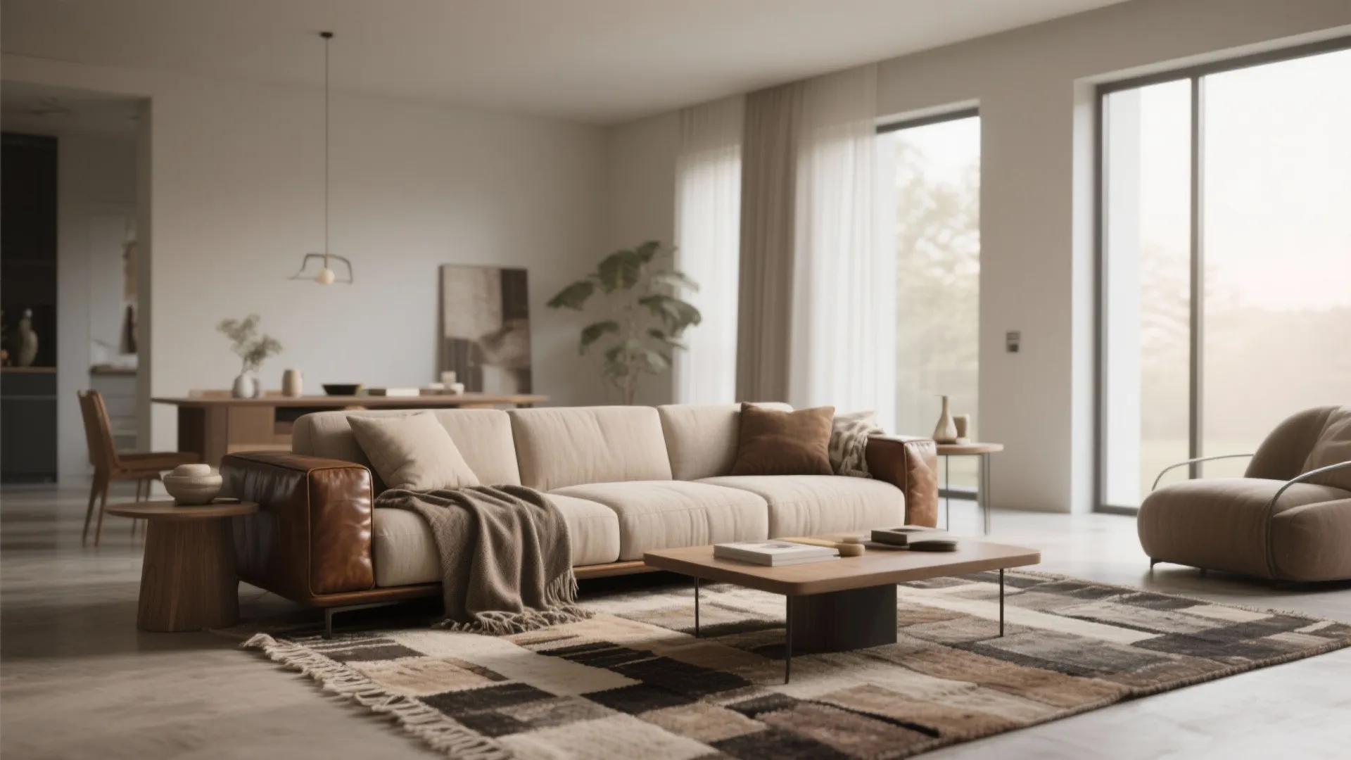 7. Mixed-Material Sofas