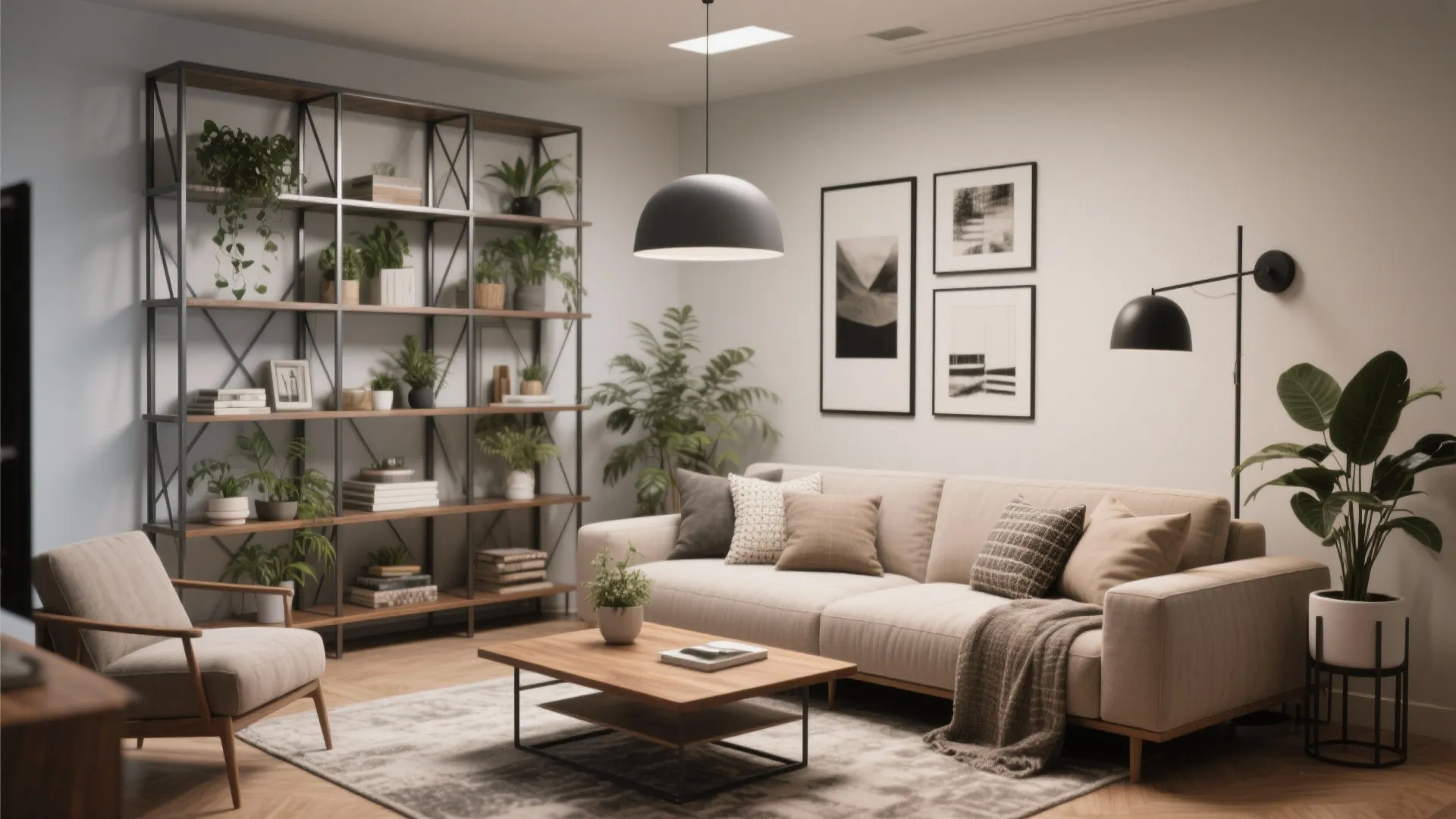 7. Mixed-material accents