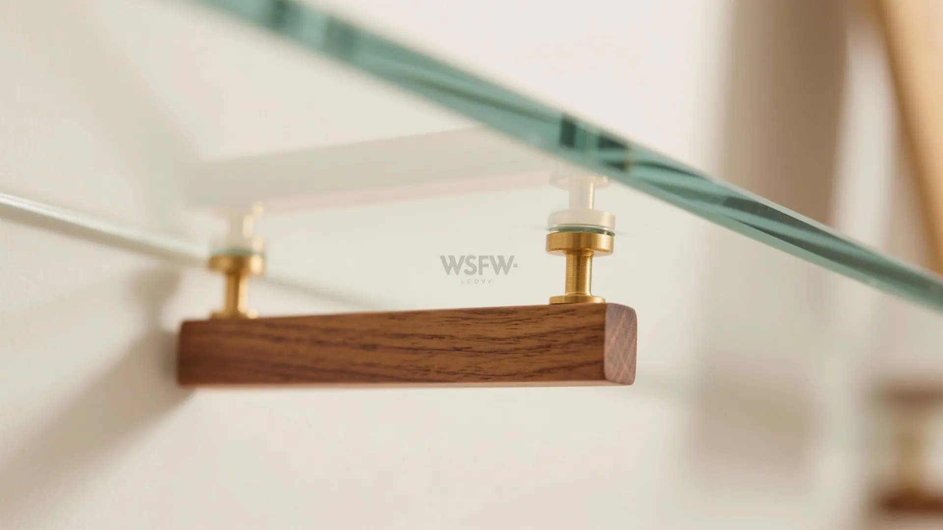 4) Mixed-Material Glass + Warm Accents (Wood or Brass)