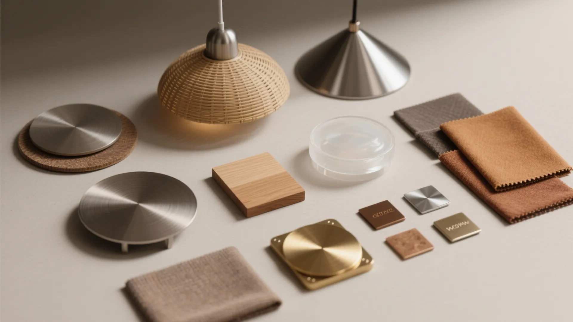 5. Mixed-material pendants — soften metal’s edge