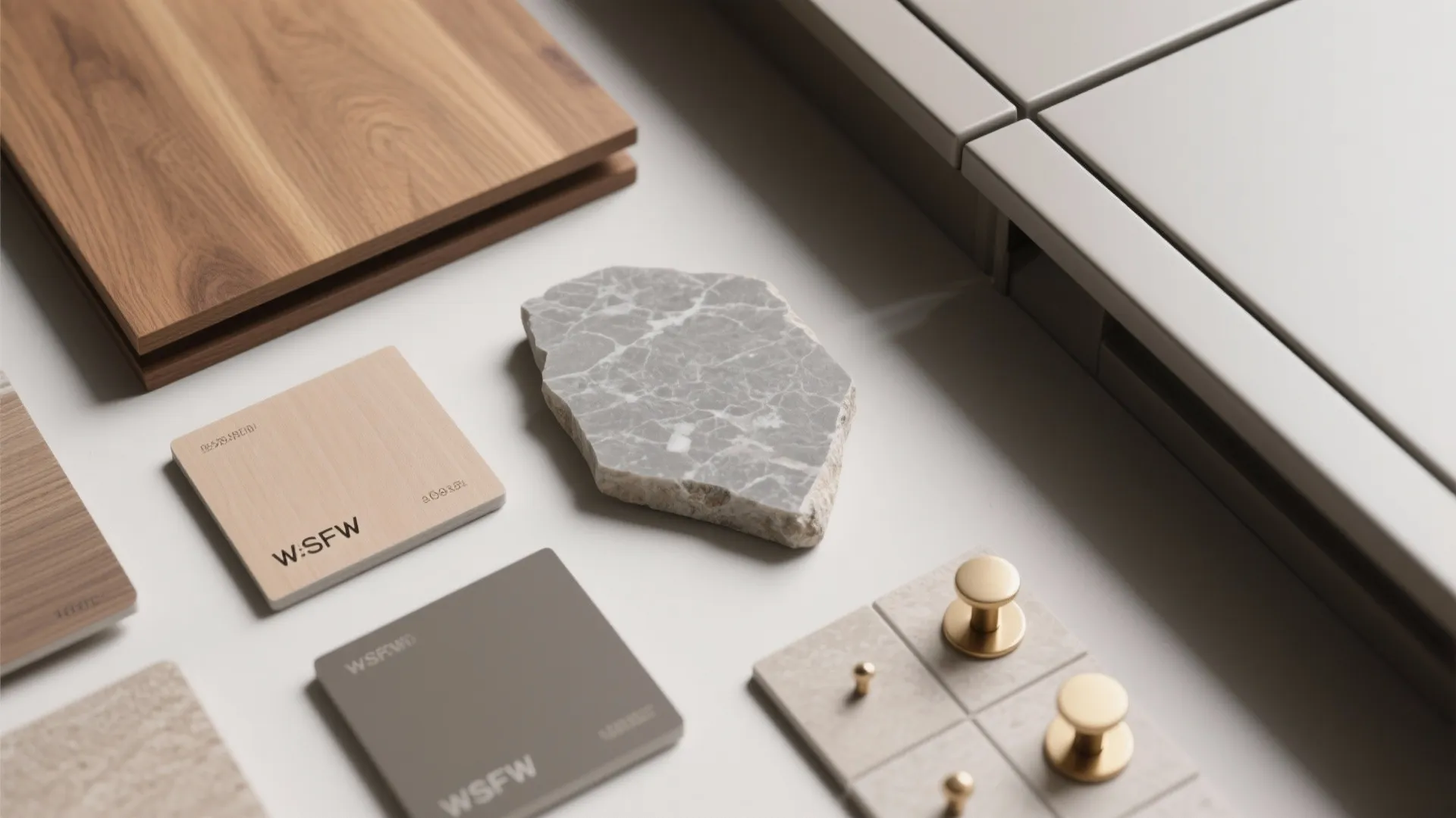 2. Mixed Materials, Same Tone