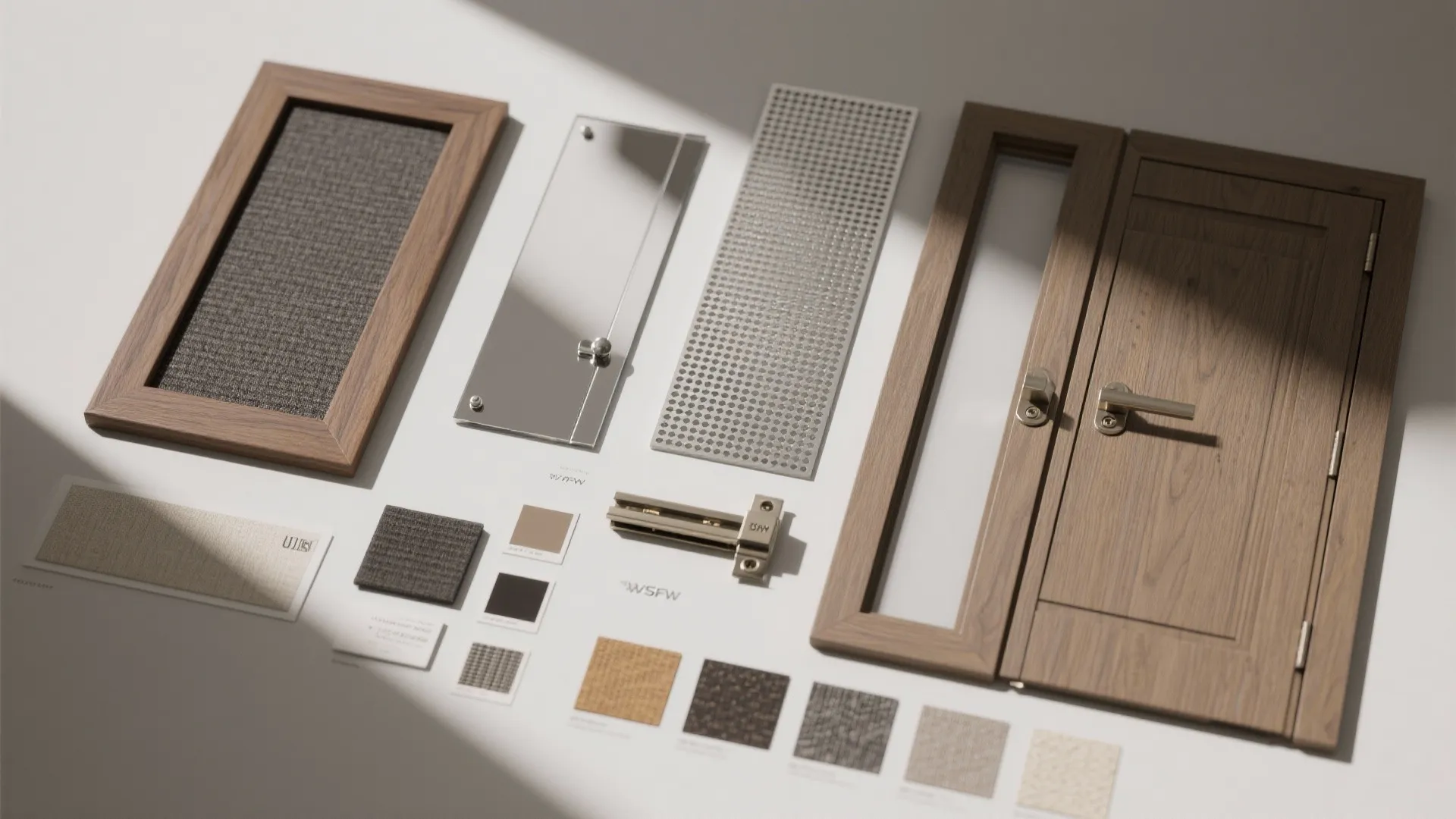 Tip 5: Mixed Materials — wood, metal, and fabric combos