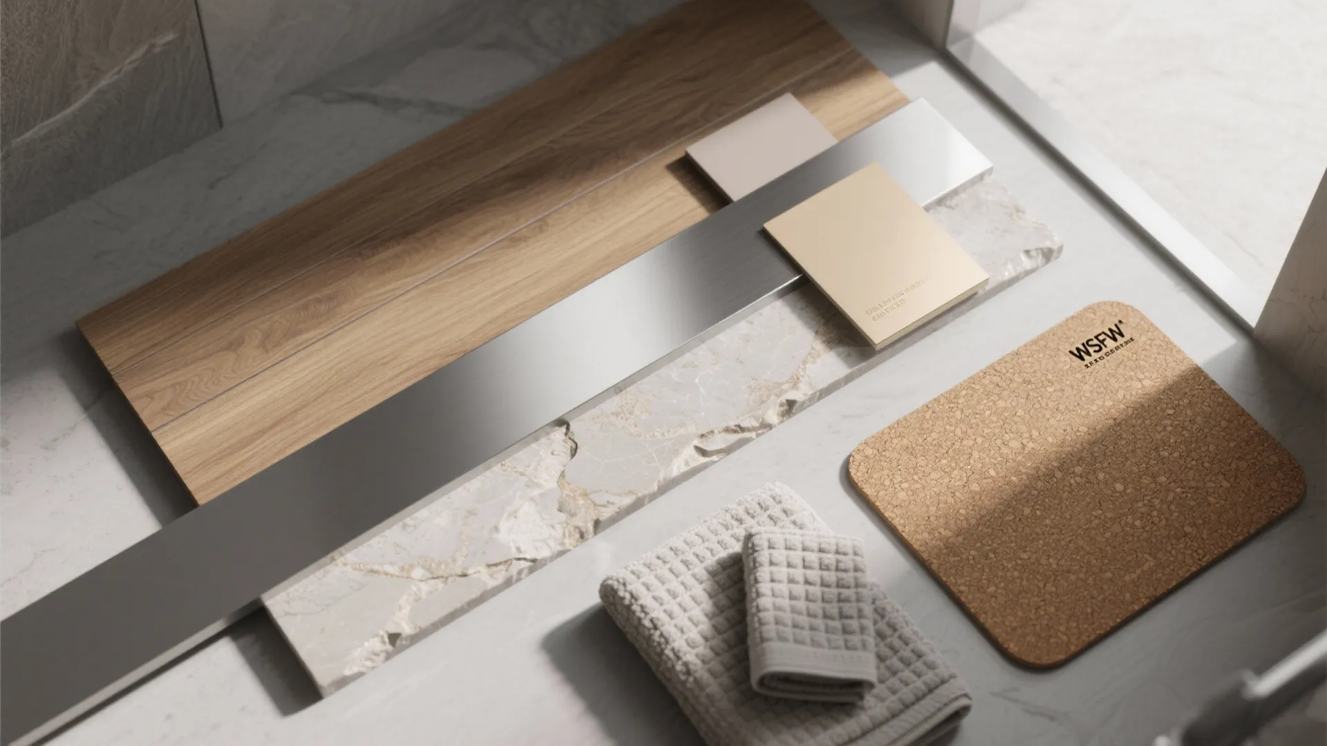 Mixed Materials: Aluminium With Warm Wood and Stone