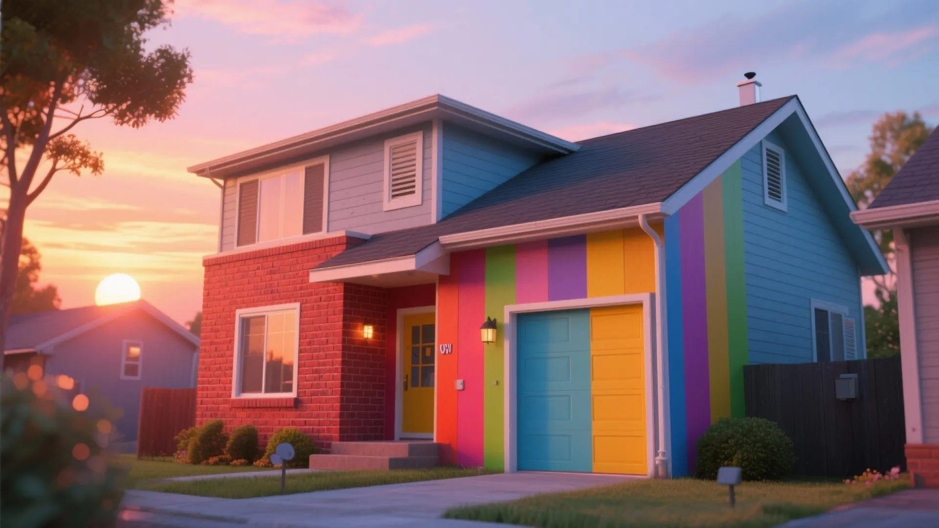 Idea 5: Playful Mixed Materials for Youthful Energy