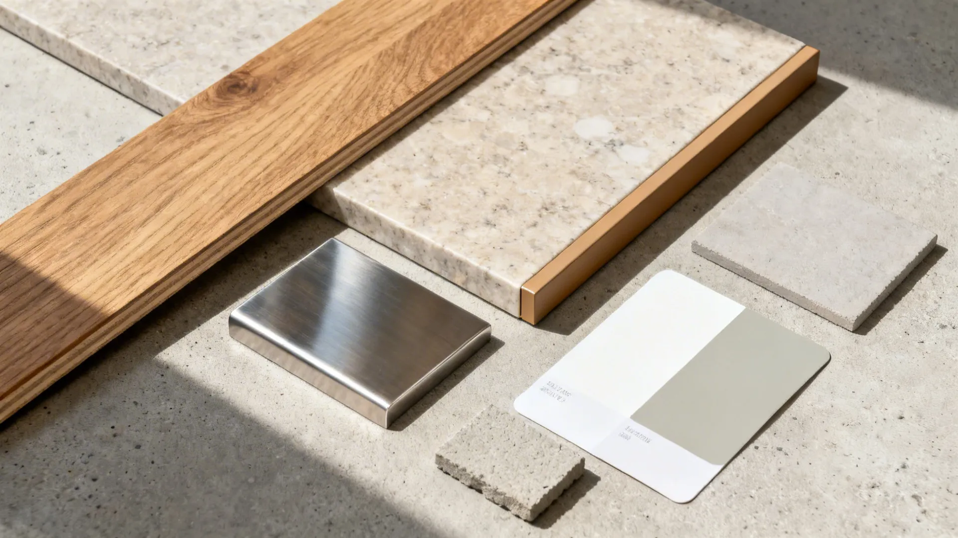 Mixed Materials: Warm Wood Tones with Stone Composites