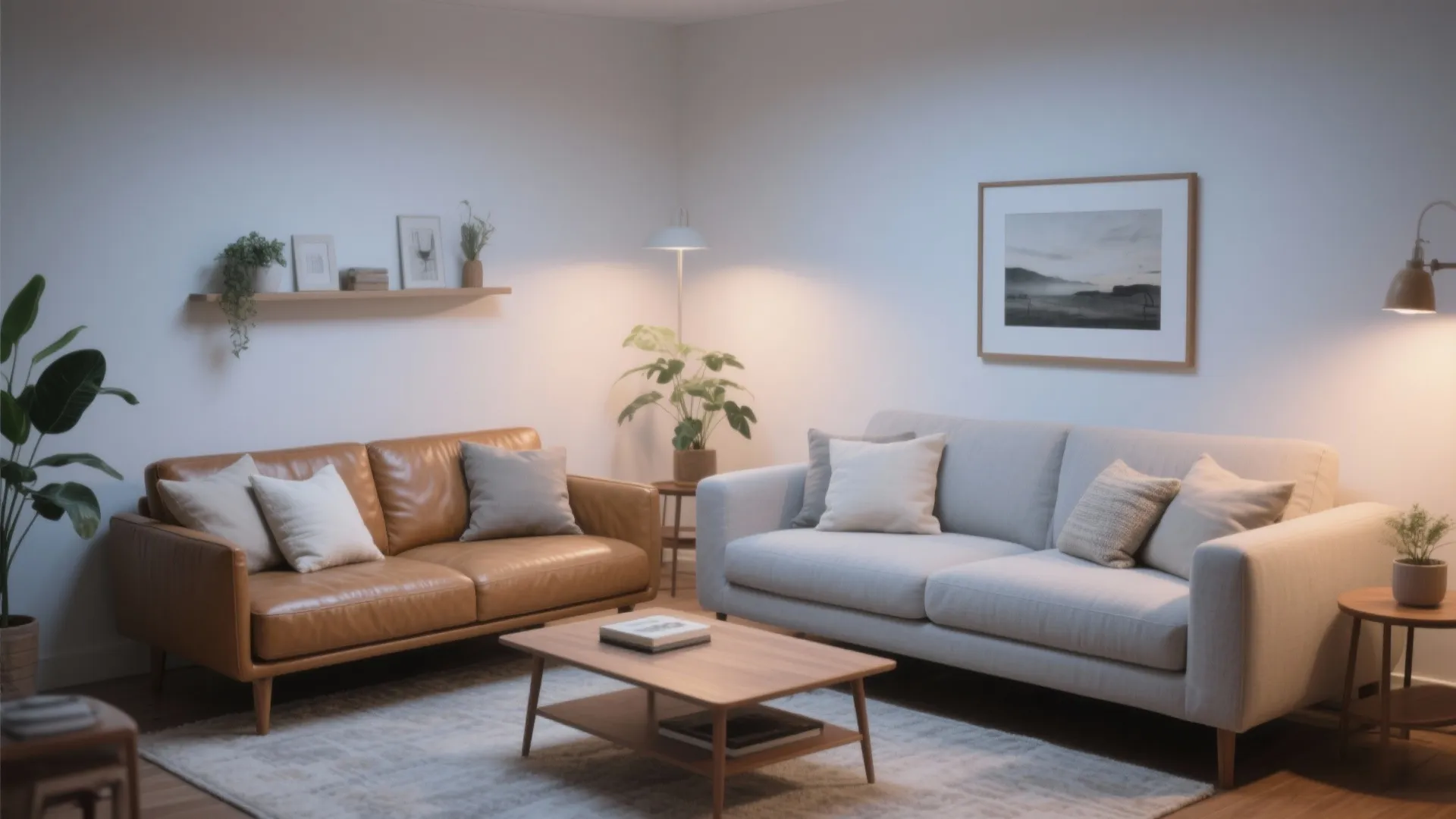 Mix Materials and Heights for Visual Lightness