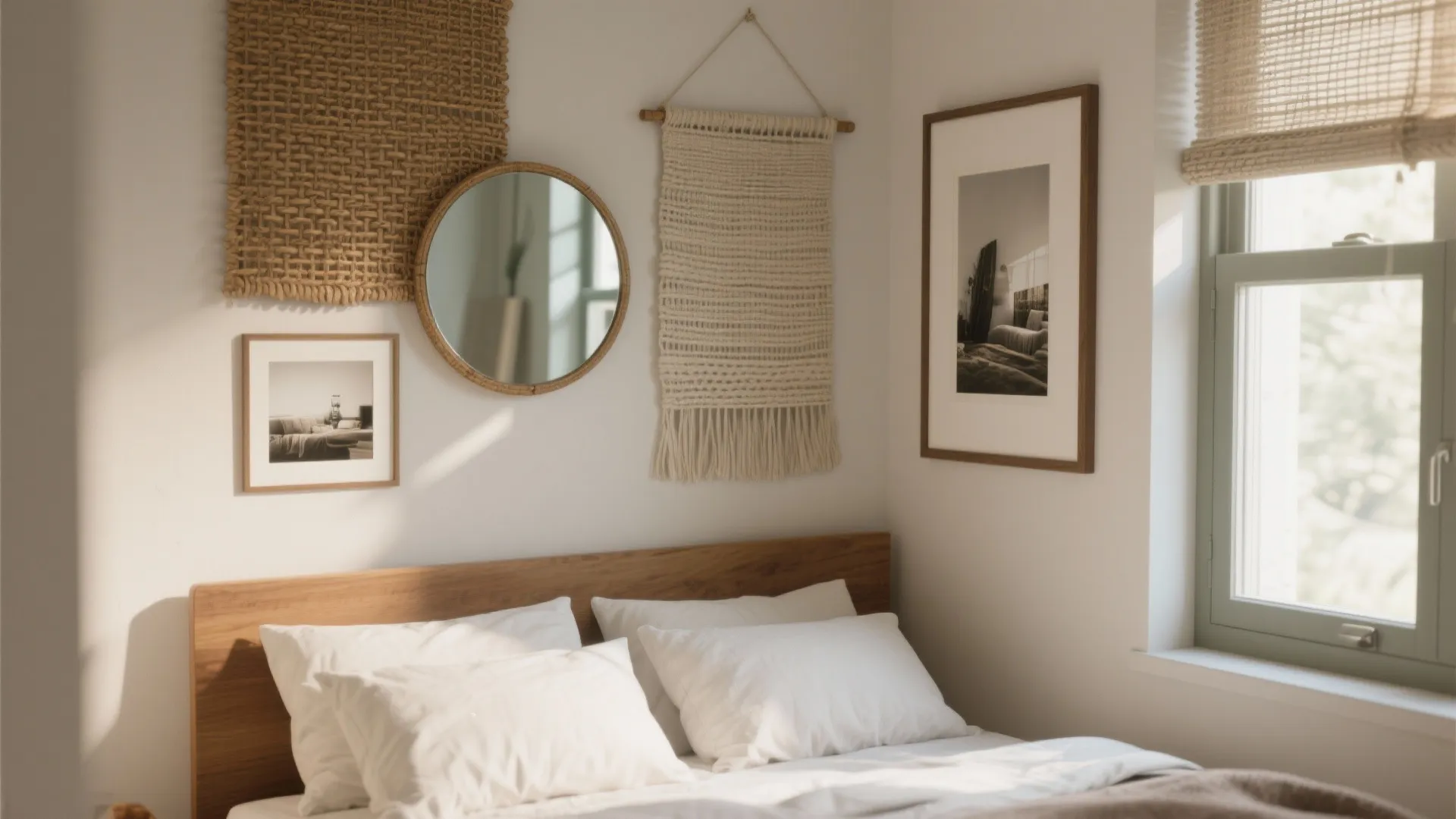 5. Mixed Media: Photos, Mirrors, and Textiles