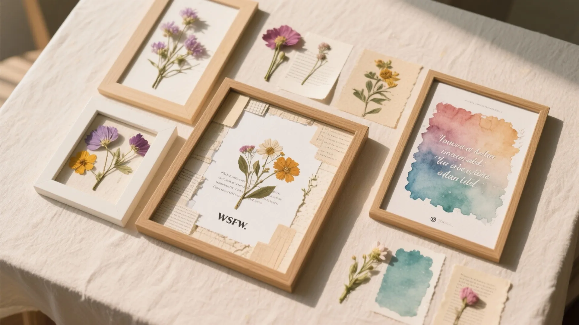 Mixed-Media Collage Frames