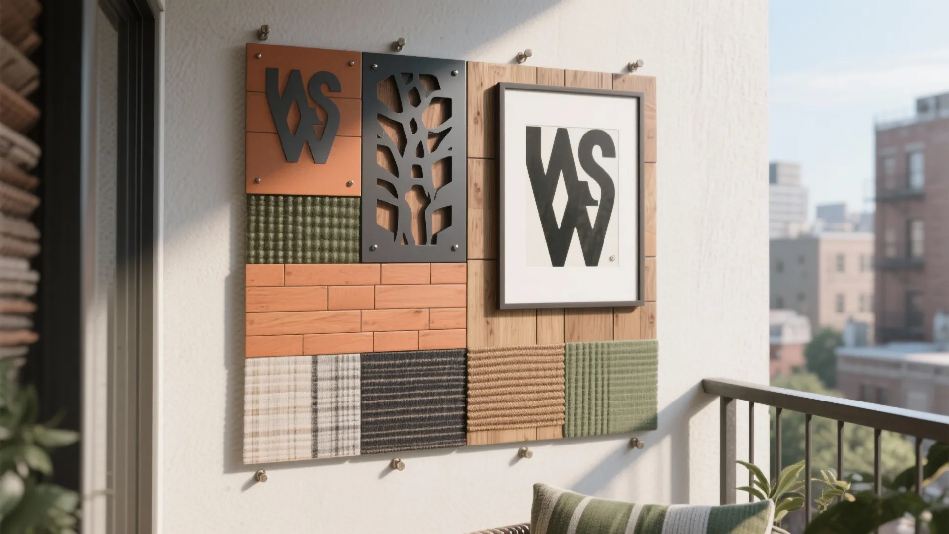 Weatherproof Mixed-Media Collage