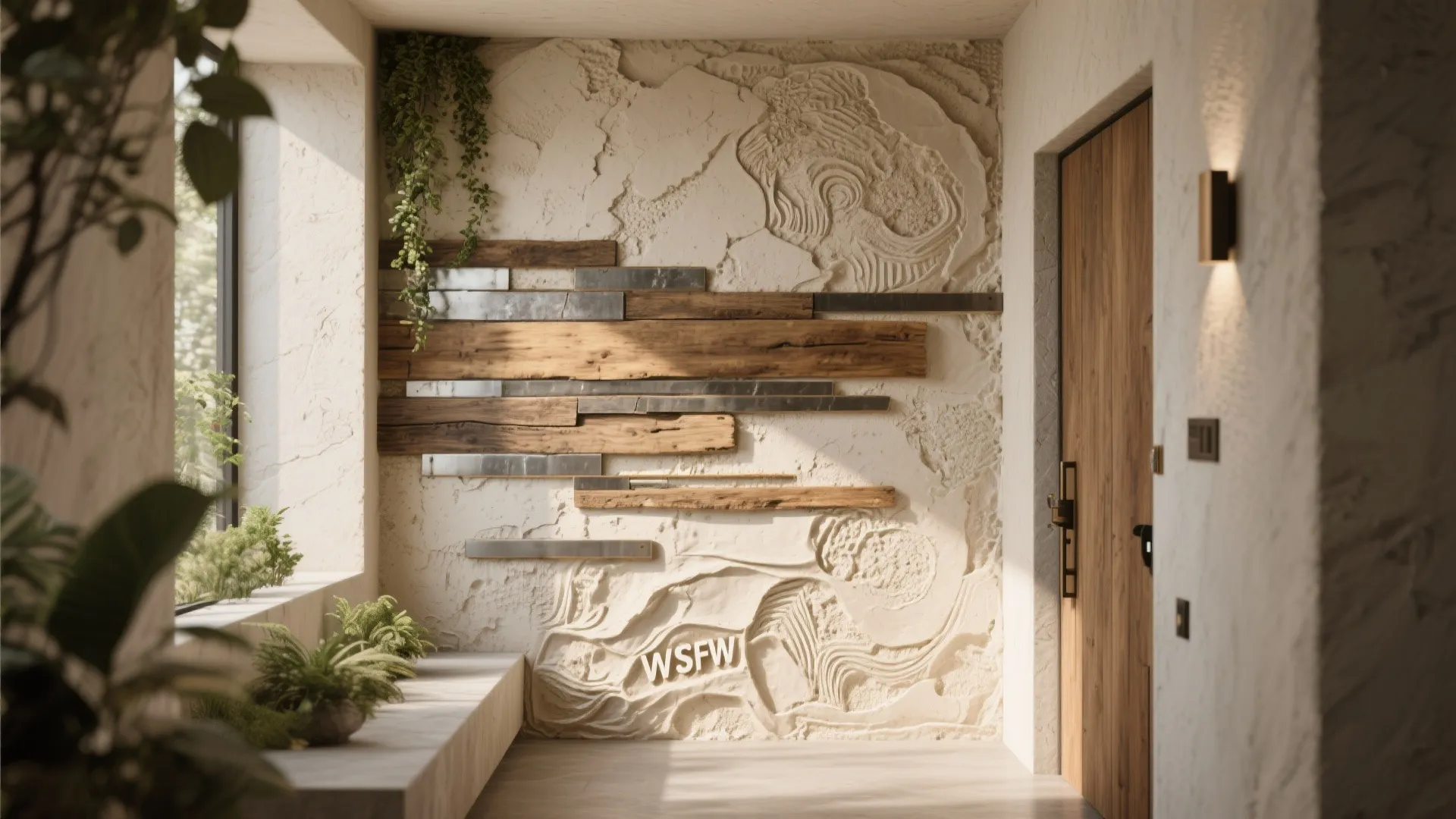 3. Mixed-media bas-relief