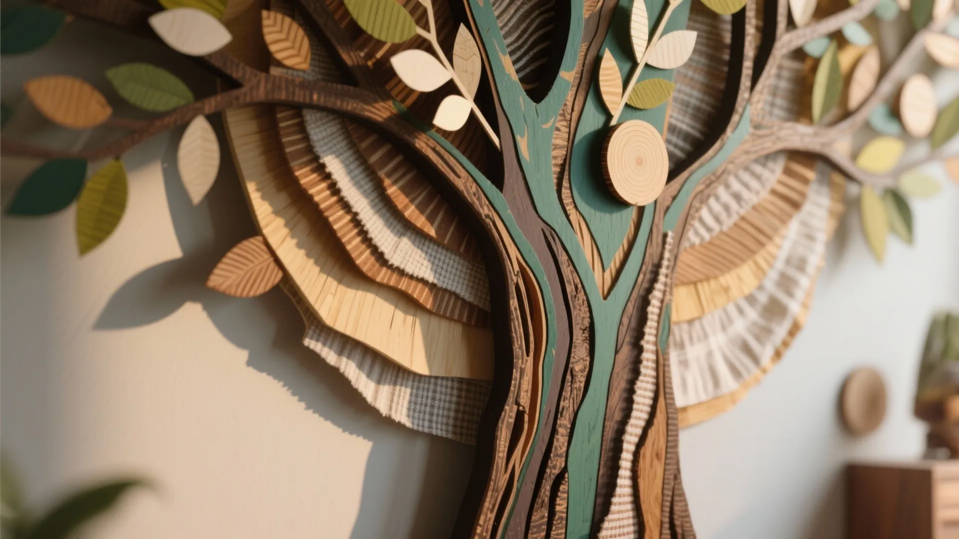 3. Layered Mixed-Media Tree