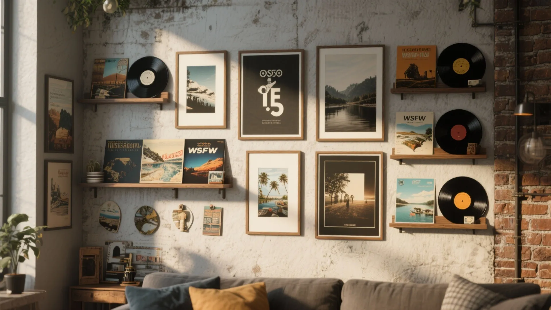 5. Mixed Media Walls