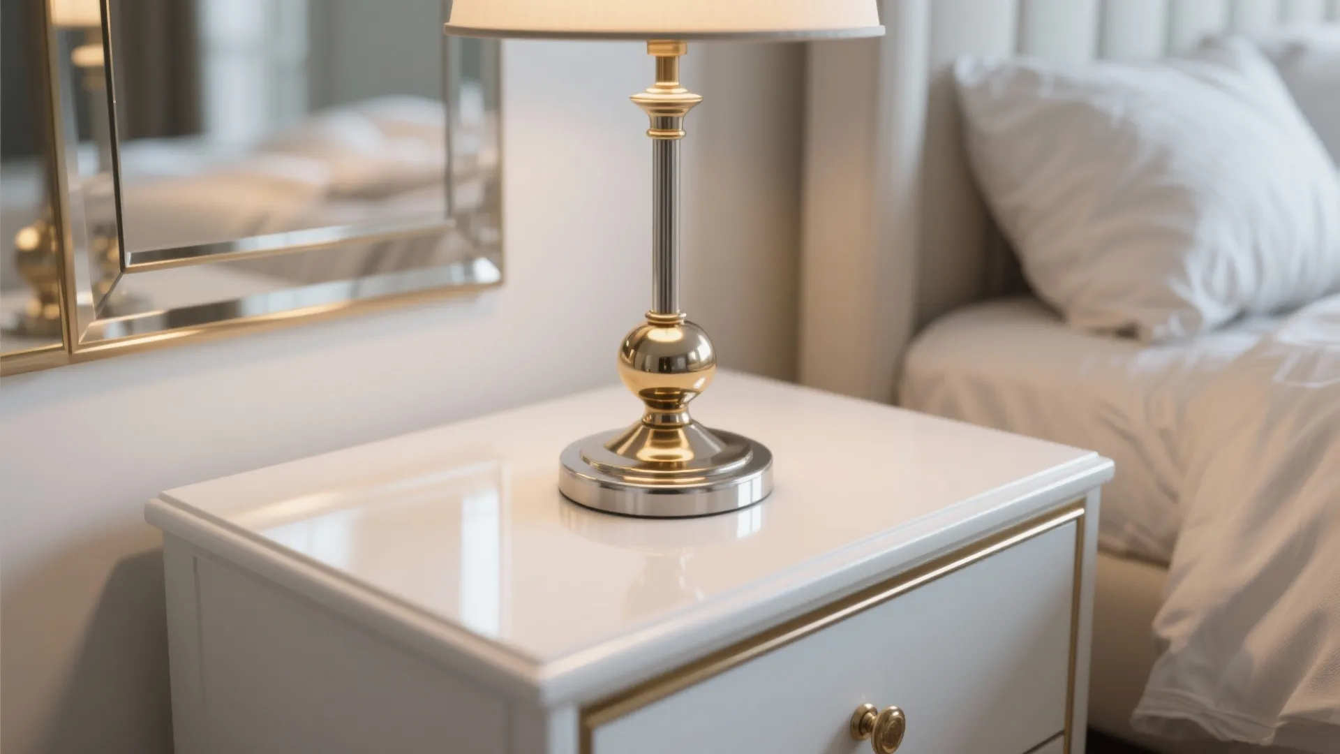 5. Mixed-metal accents and reflective touches