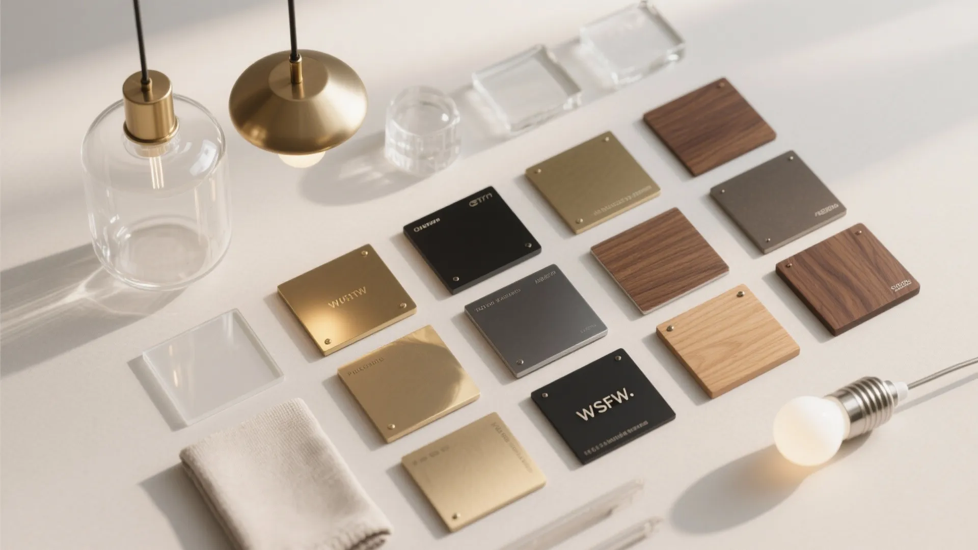 Glass and mixed-metal pendants for airy sparkle