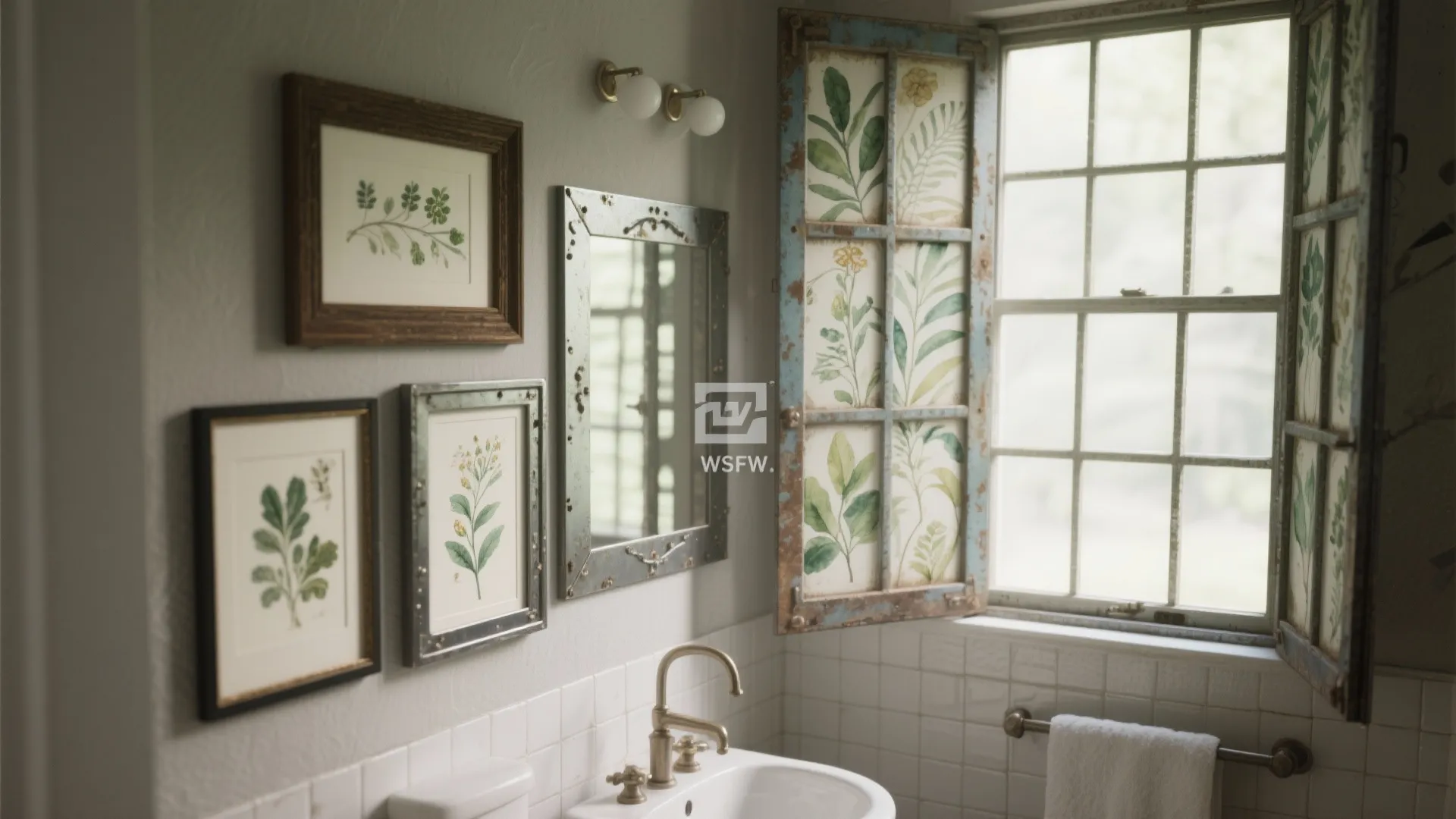 4. Mixed-Media Metal Frames