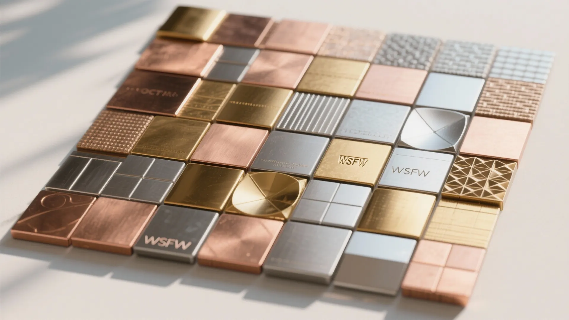 5. Mixed Metal Mosaic