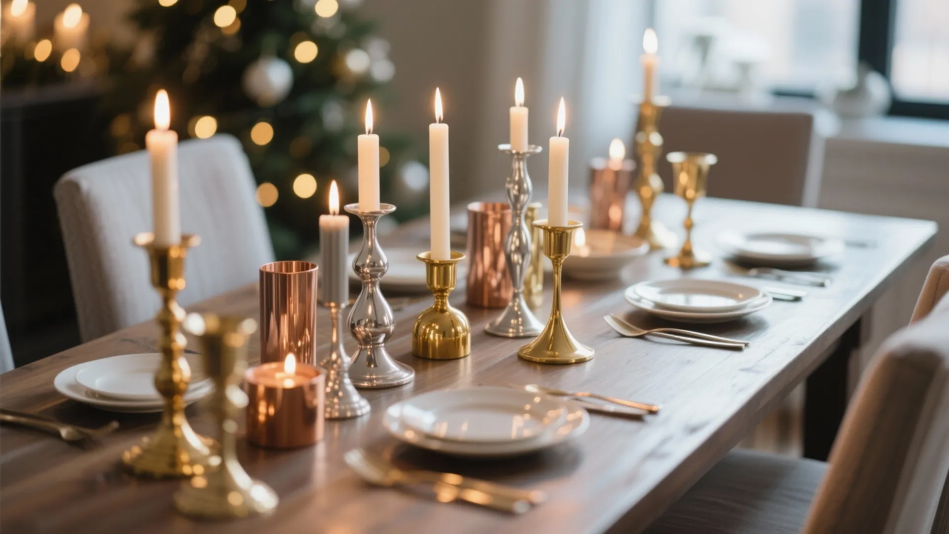 8. Mixed Metallics Display