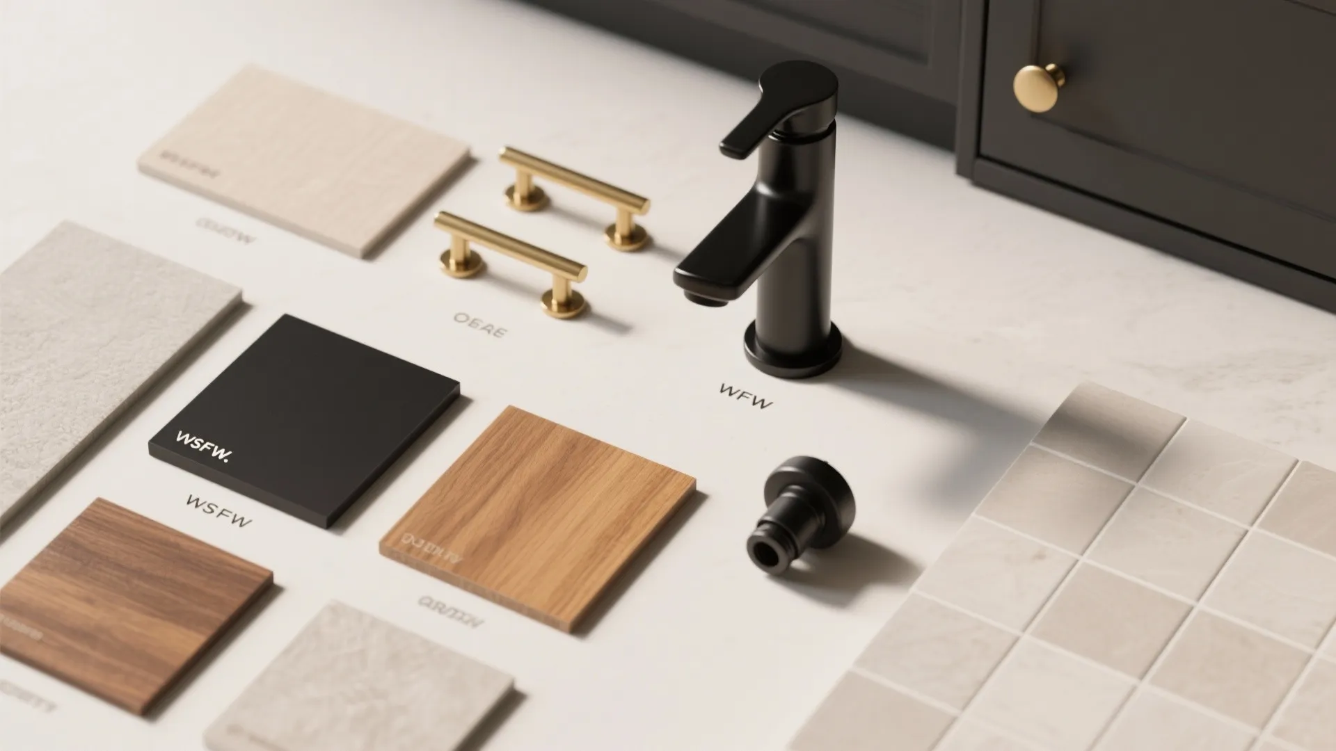 4. Matte black and mixed metals