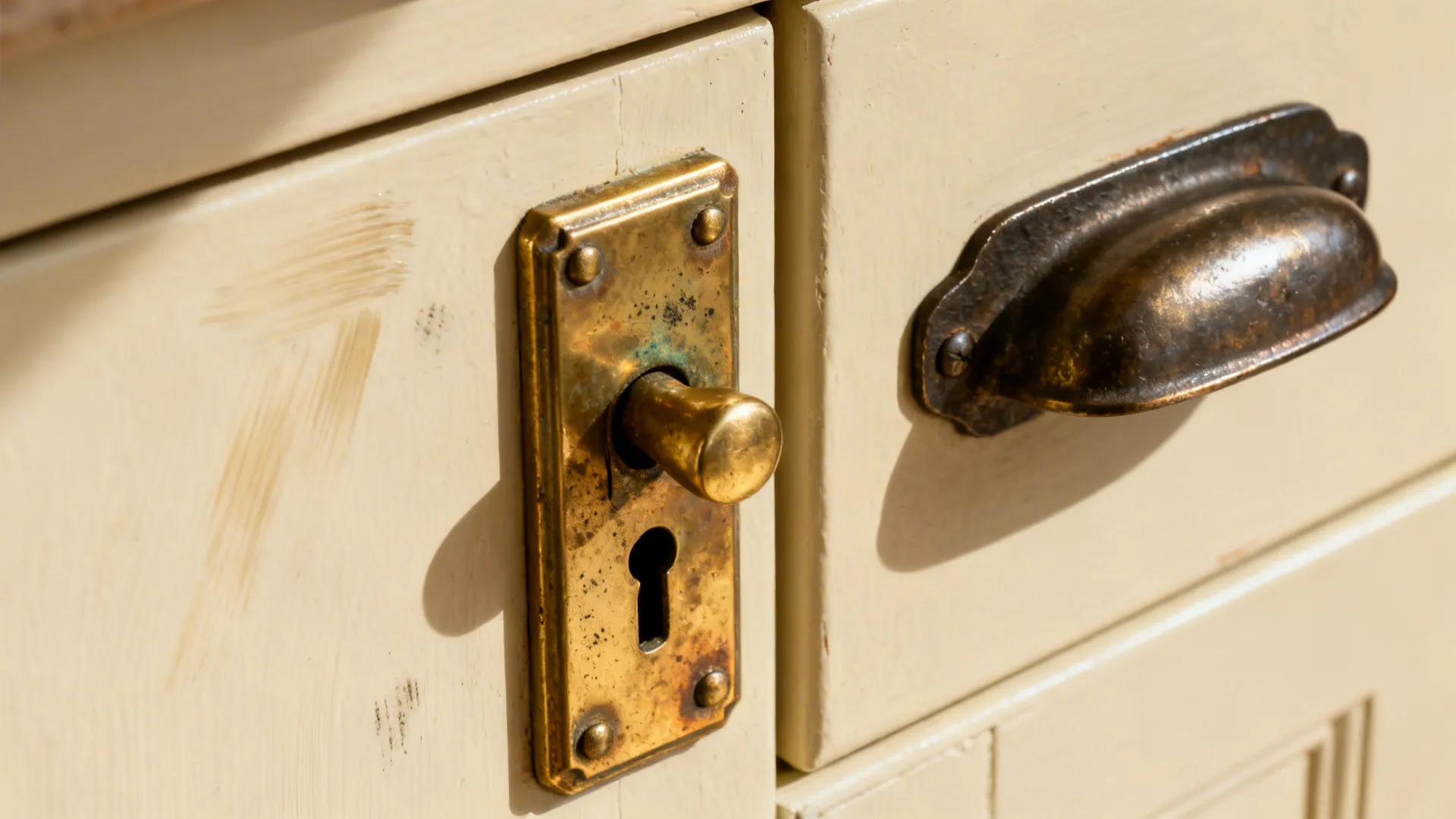Mixed Metals and Aged Brass Hardware