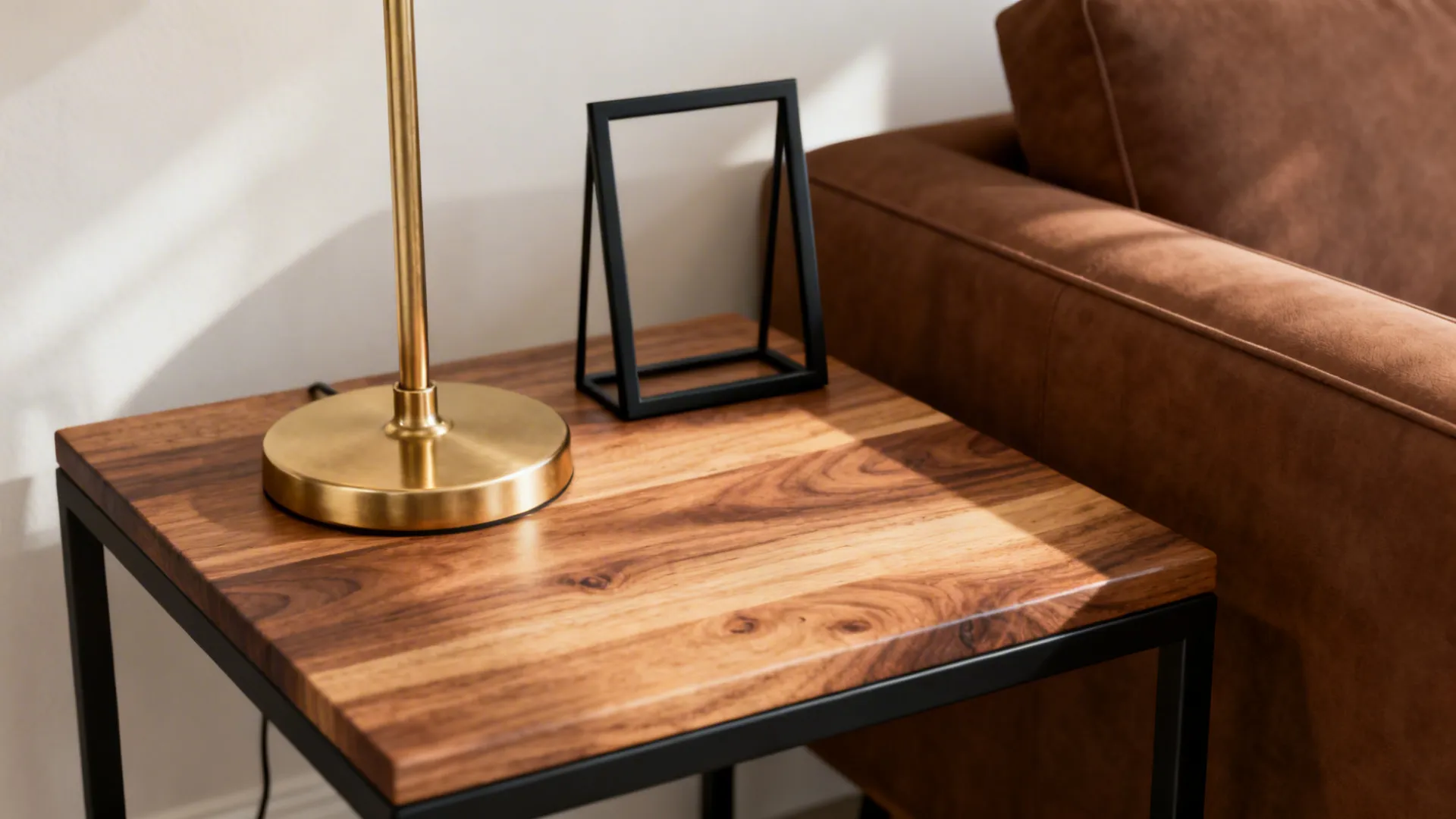 5. Embrace mixed metals and natural wood