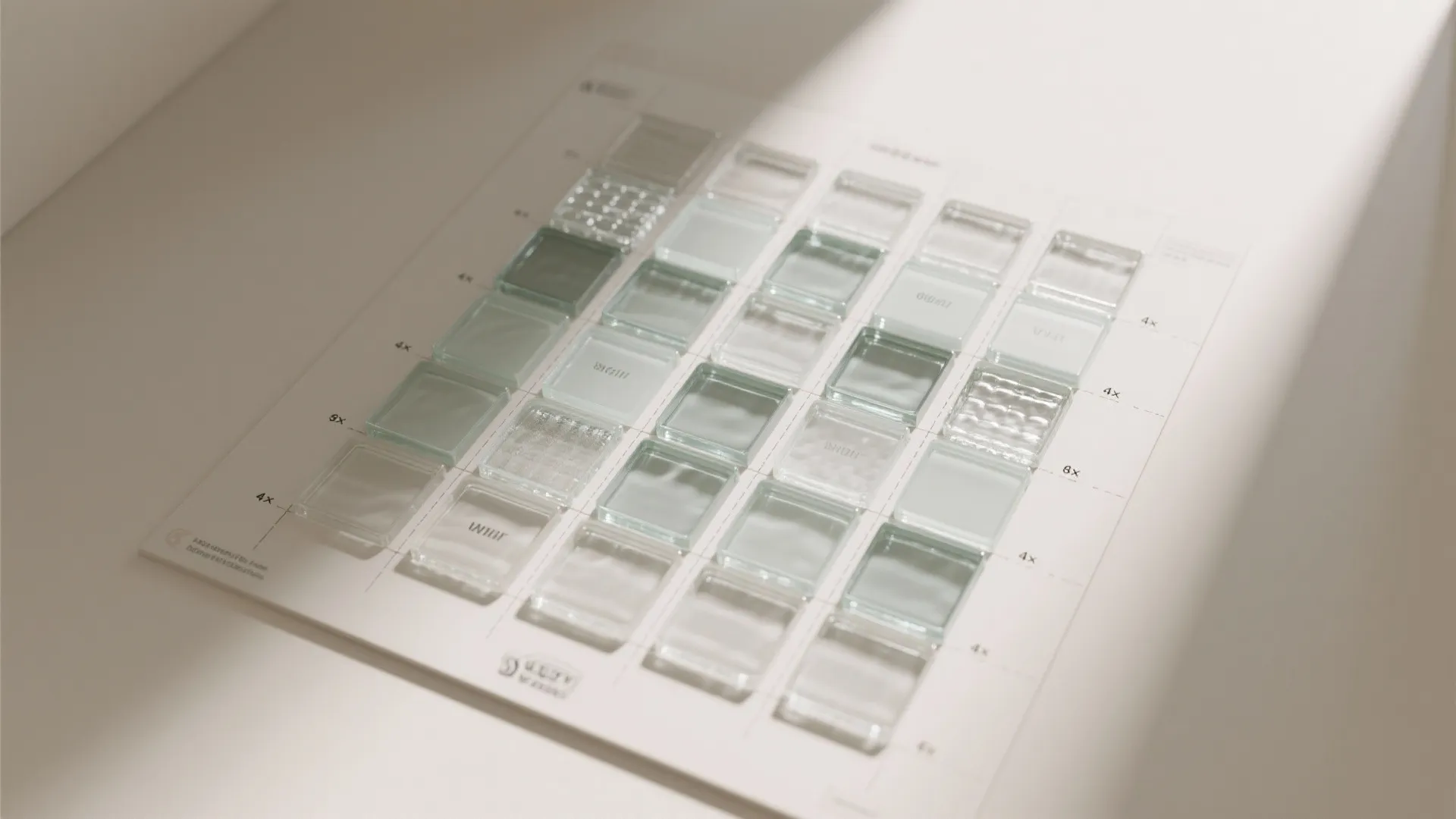 Accent wall panel with mixed-size blocks