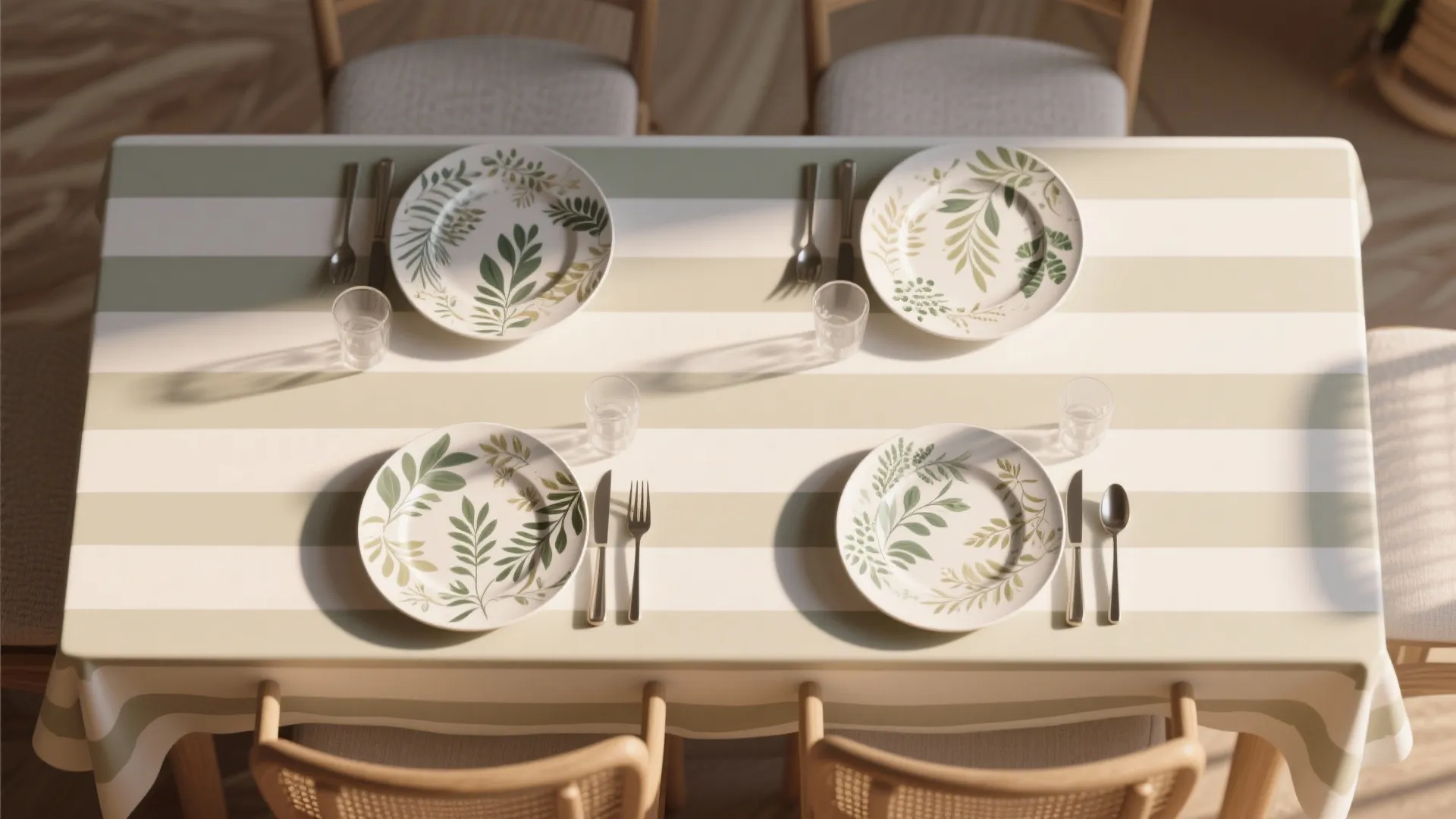 6. Mixed-Pattern Dinnerware