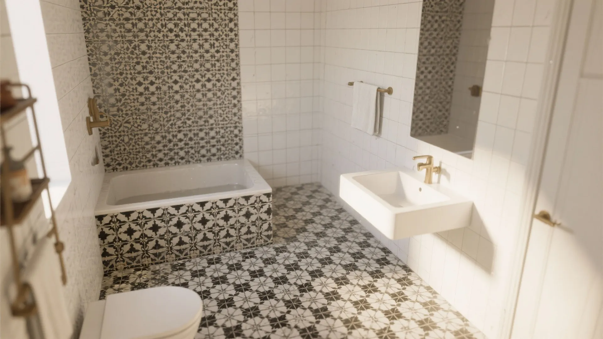 4. Mixed patterns for an eclectic touch