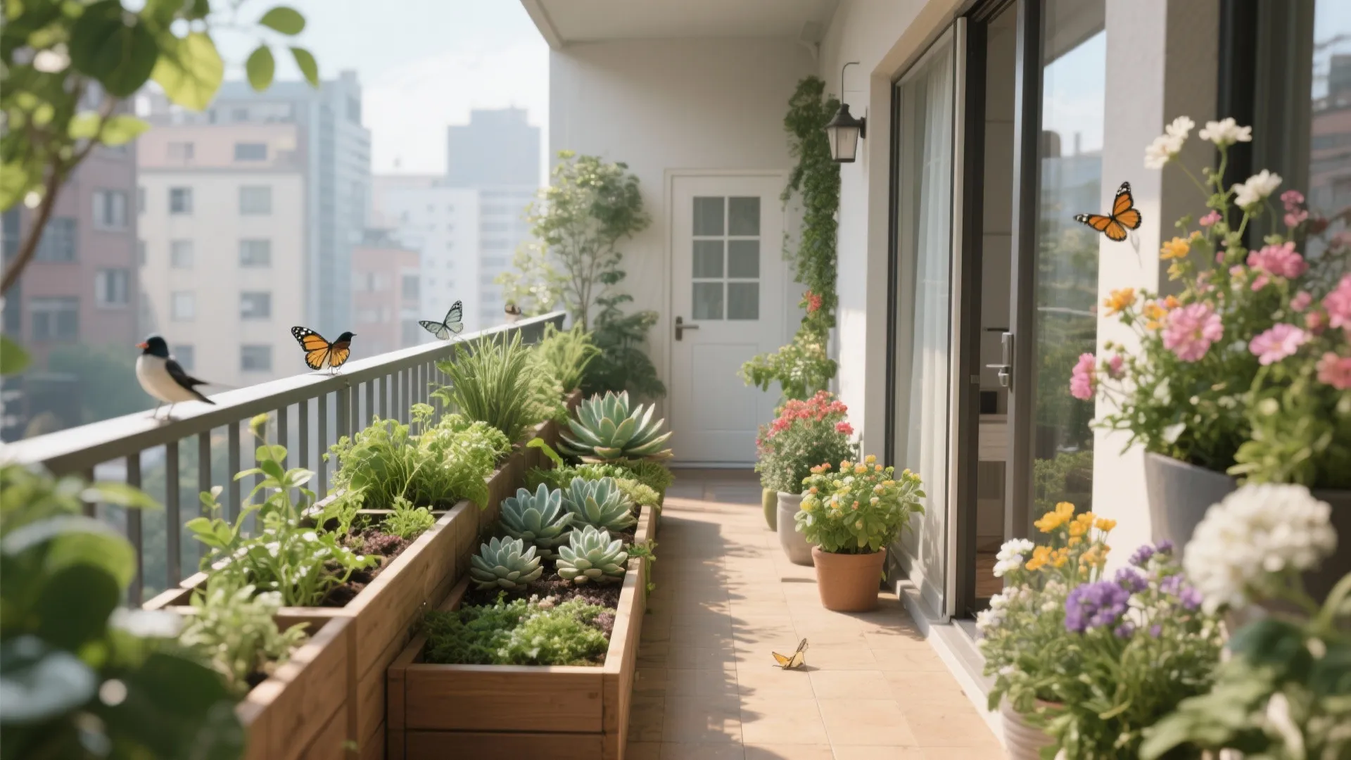 Mixed Plant Zones for a Mini Ecosystem