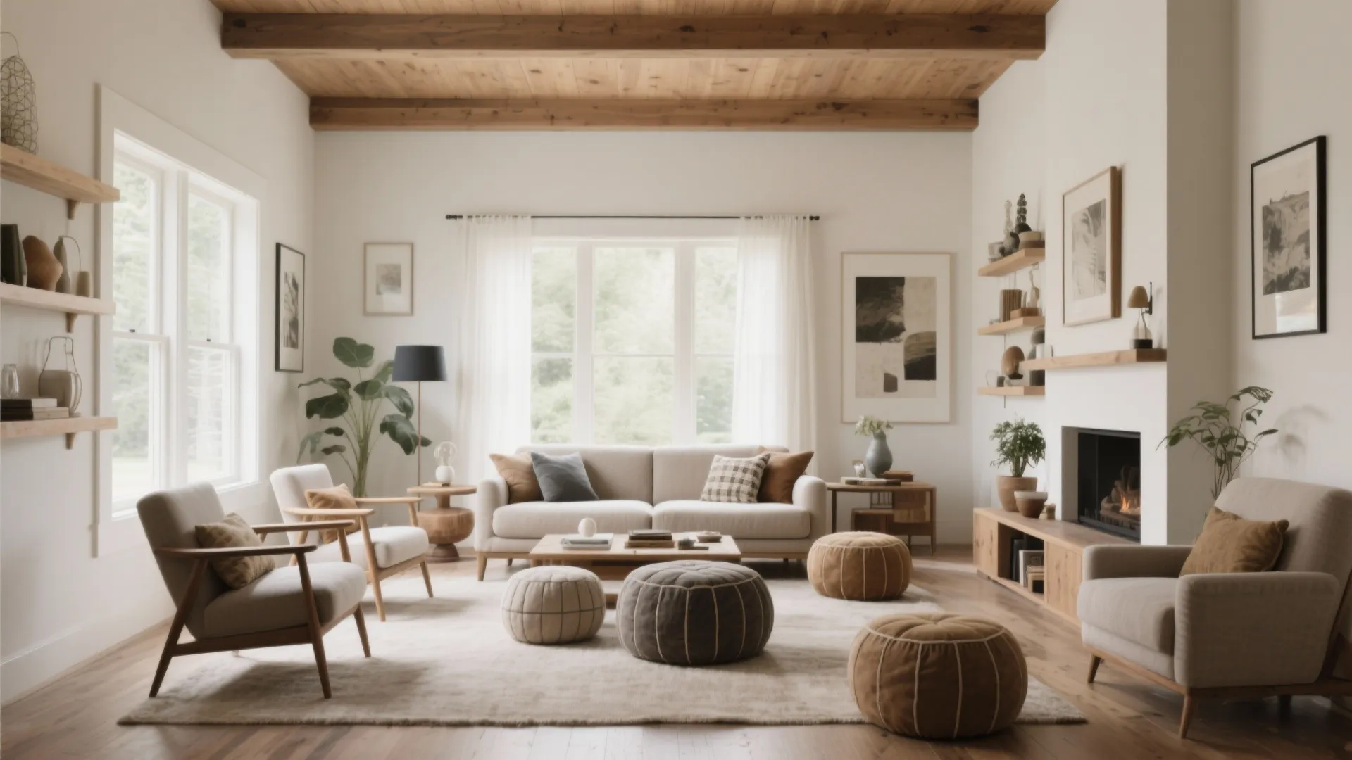 Mix of seating types