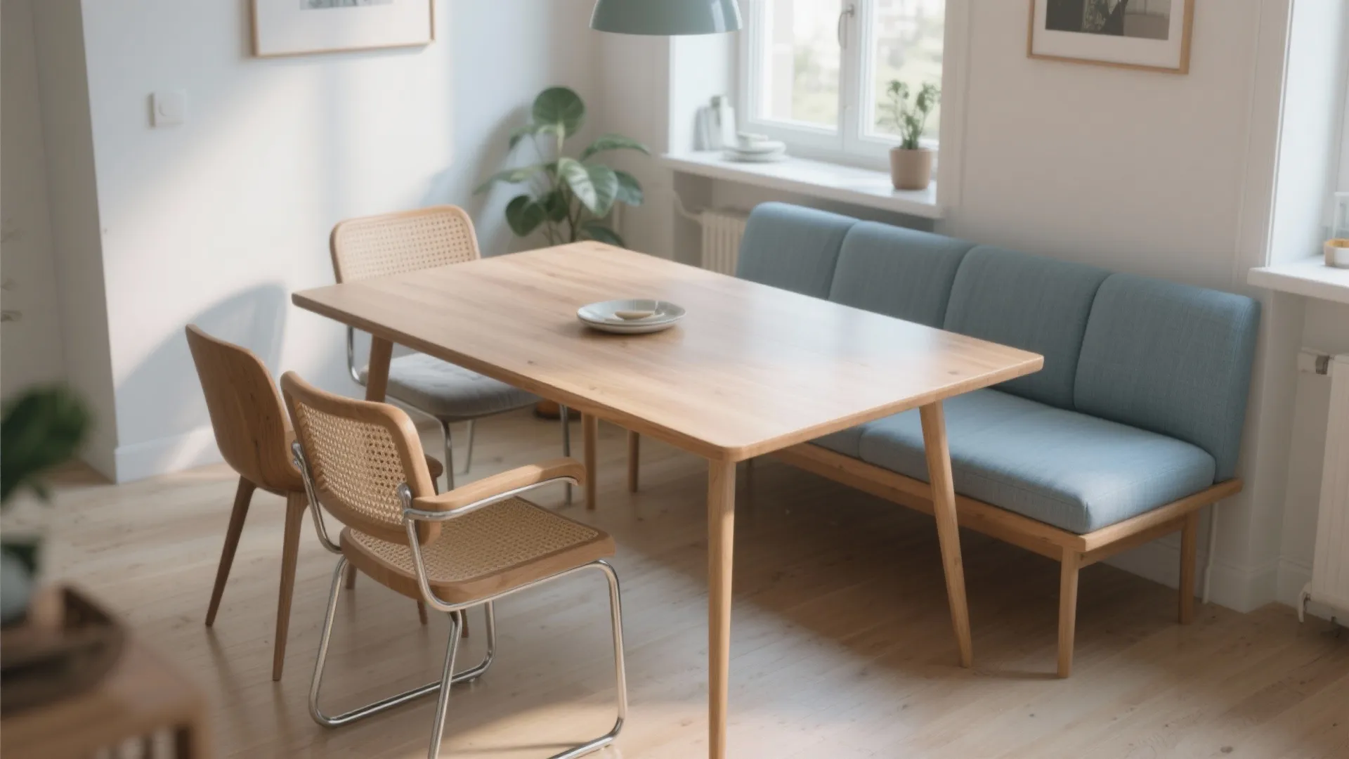 2. Mixed Seating for Comfort and Contrast