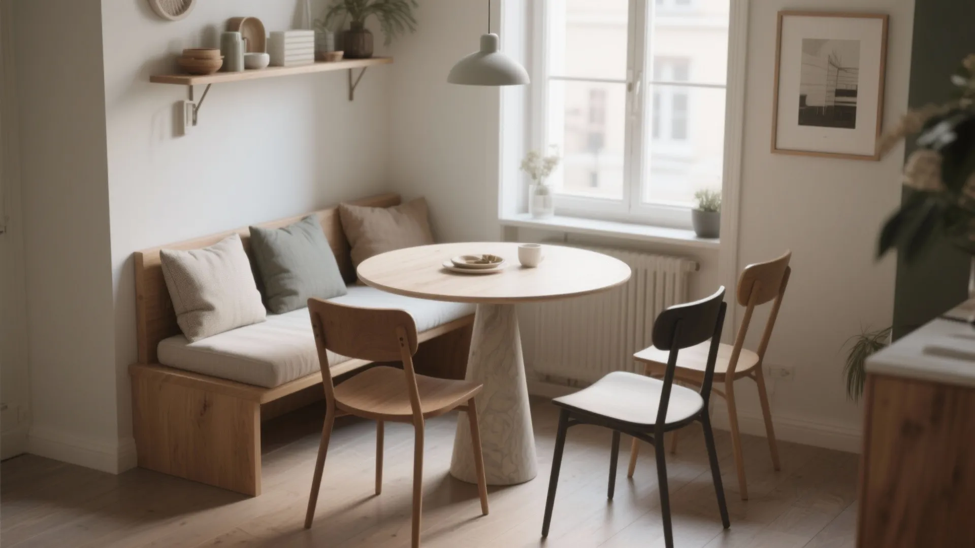 4. Round table with mixed seating