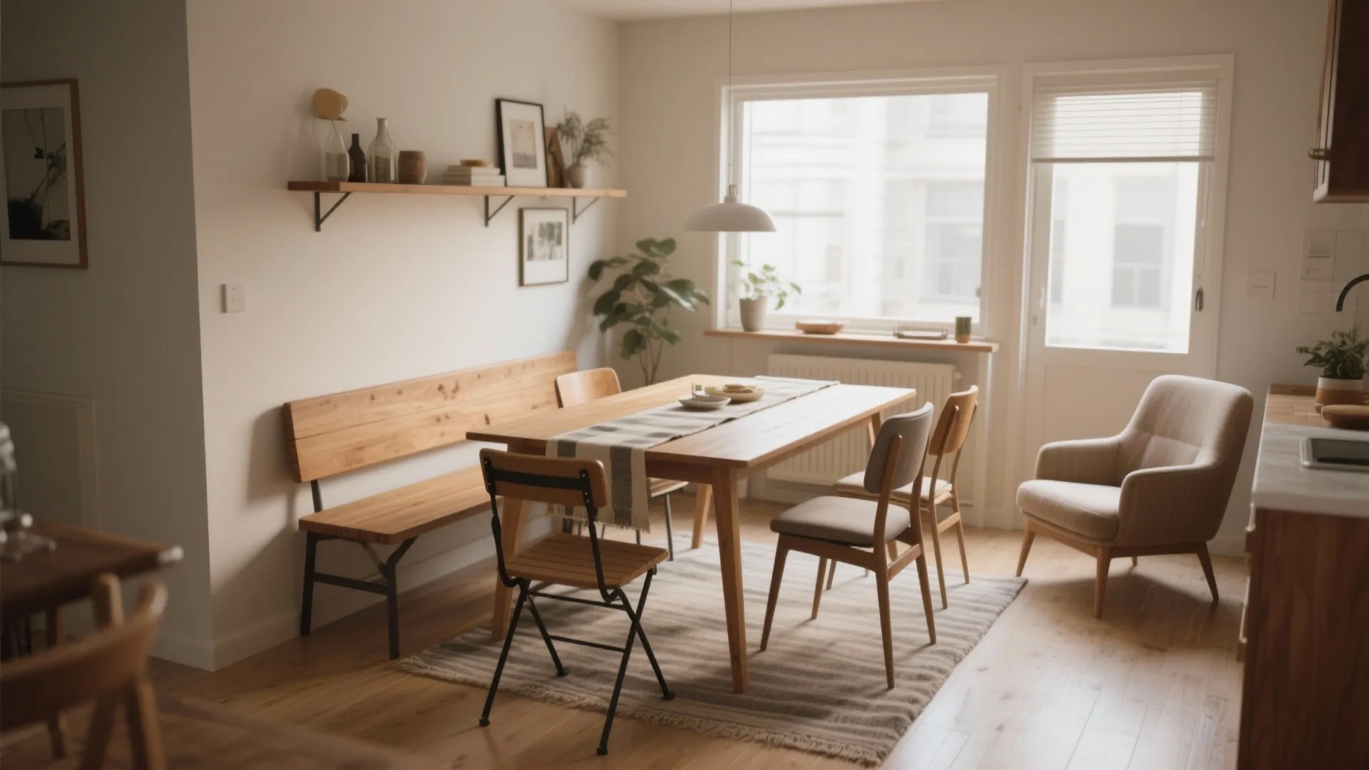 2. Mixed Seating and Table Extenders