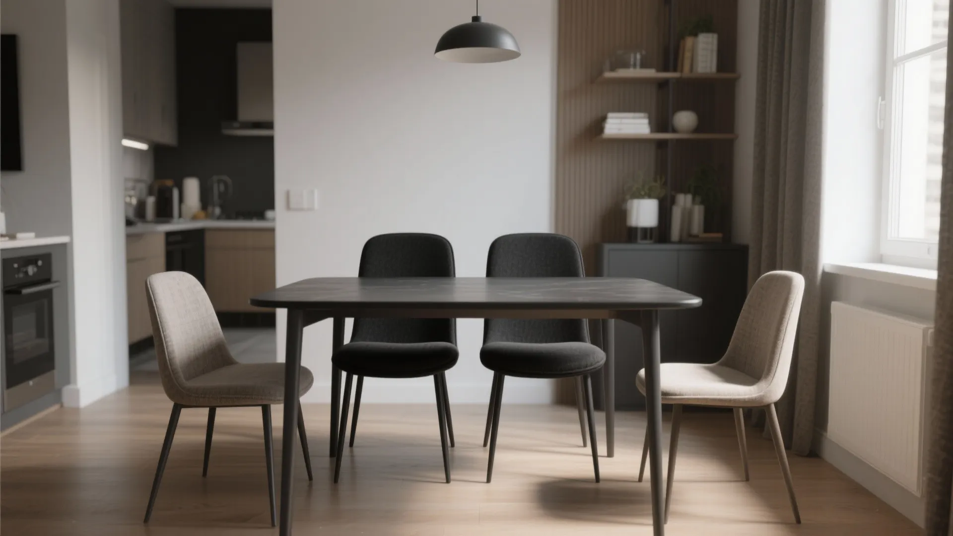 4. Combine with lighter seating for flexibility