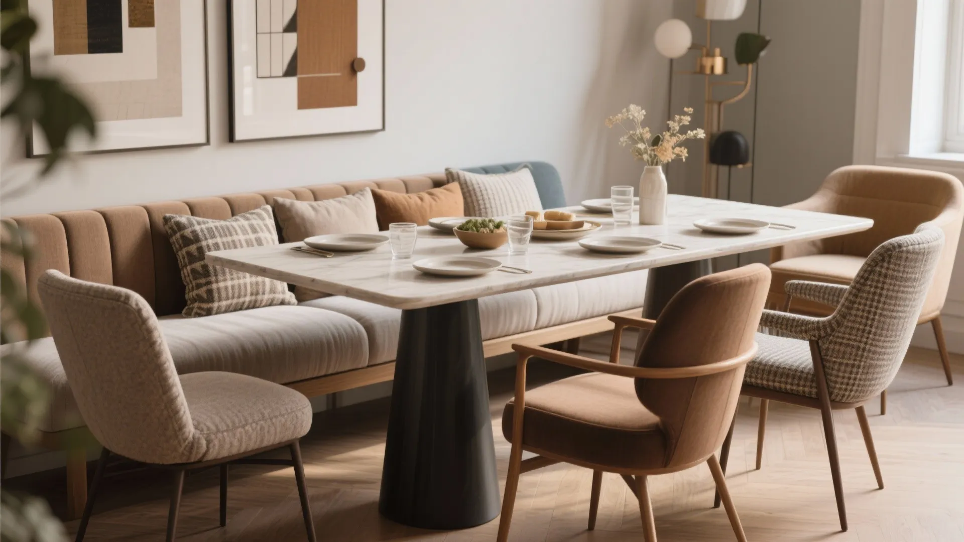 3. Mixed seating for personality