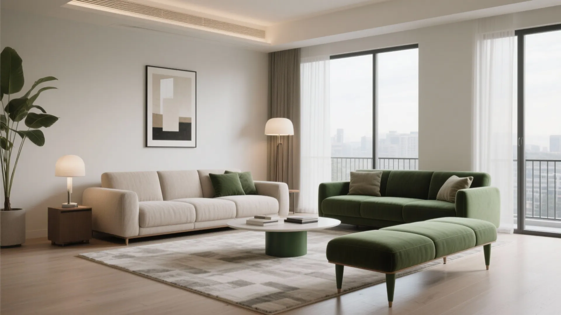 Idea 5: Mixed-configuration sets (sofa + loveseat + bench)