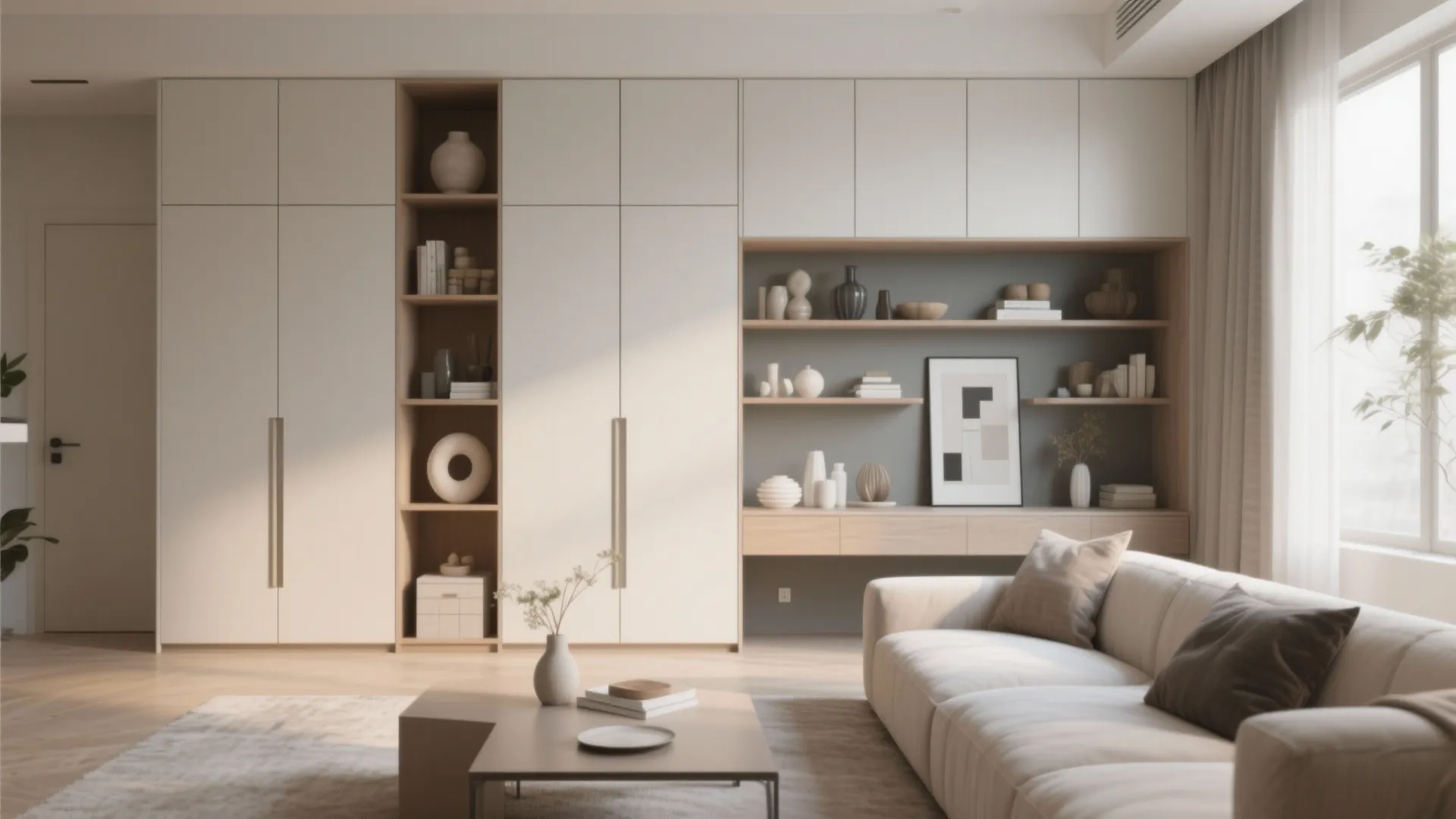 Mix of Closed and Open Storage