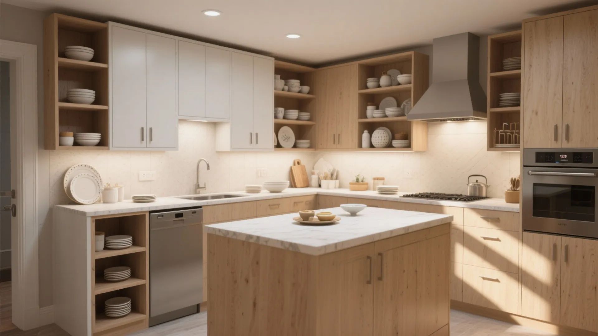 9. Mix closed and open storage