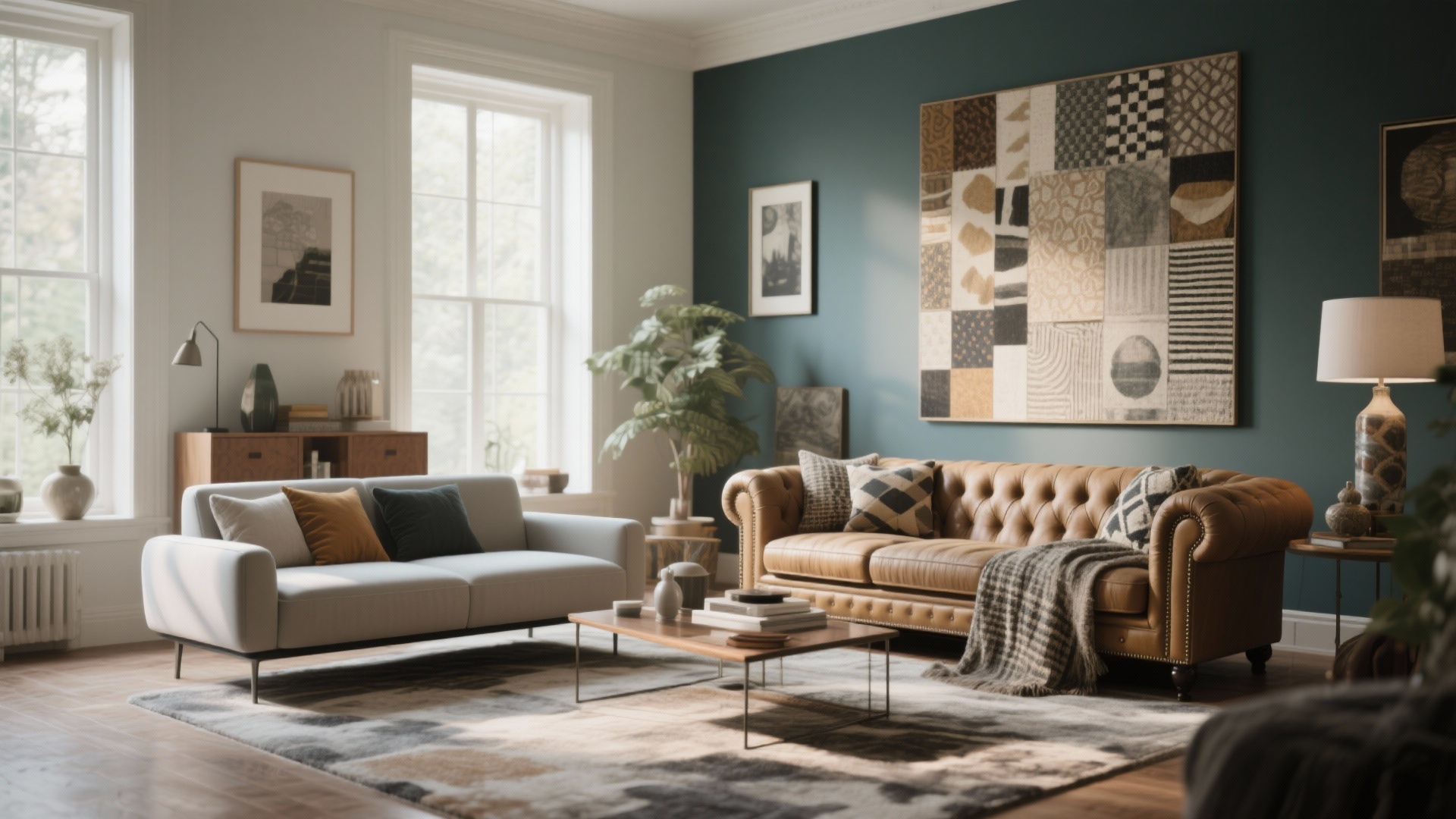 10 Two-Sofa Living Room Ideas for Comfort & Style