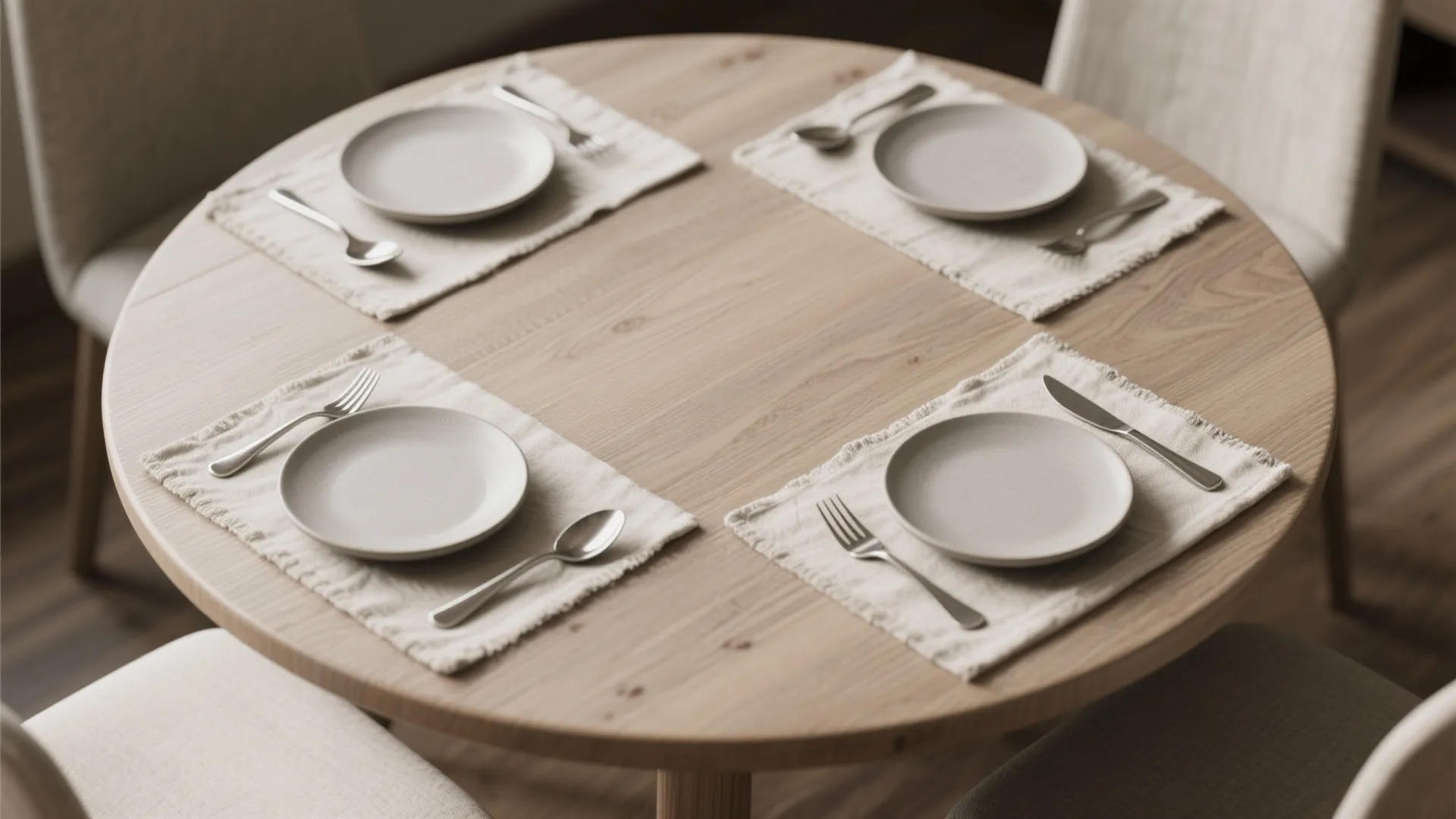 2. Use mixed textures in table settings