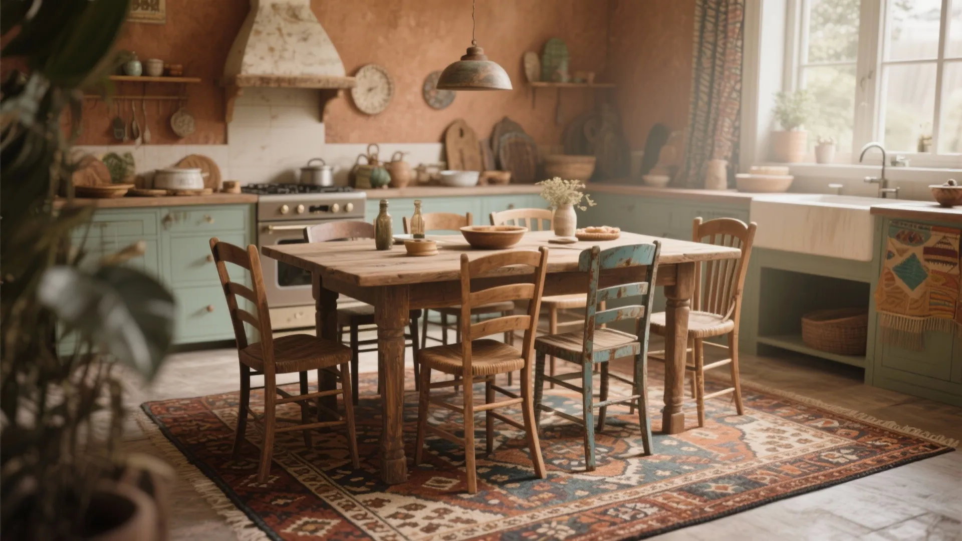 6. Mixed Vintage Furniture